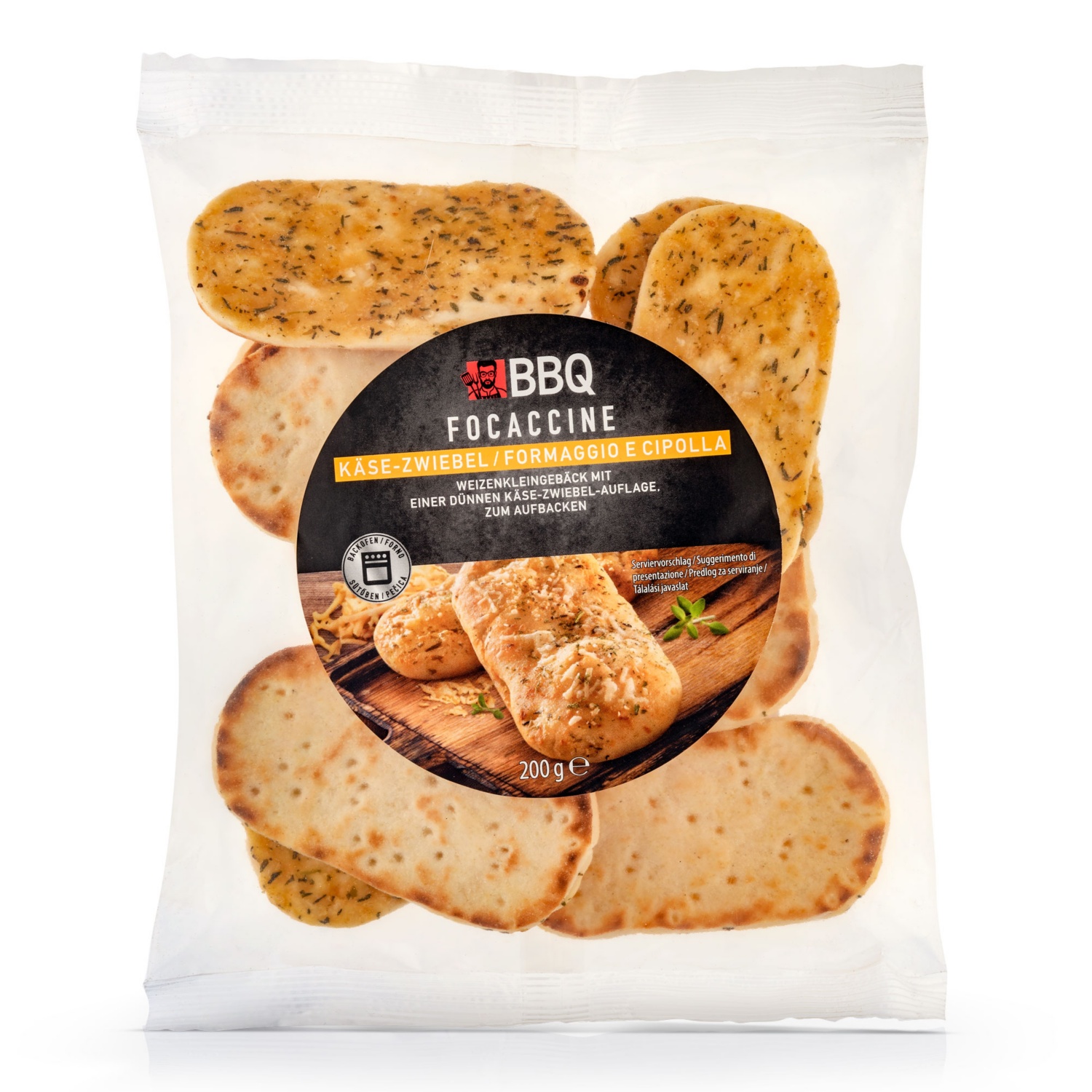 BBQ Steinofen Focaccine, Käse