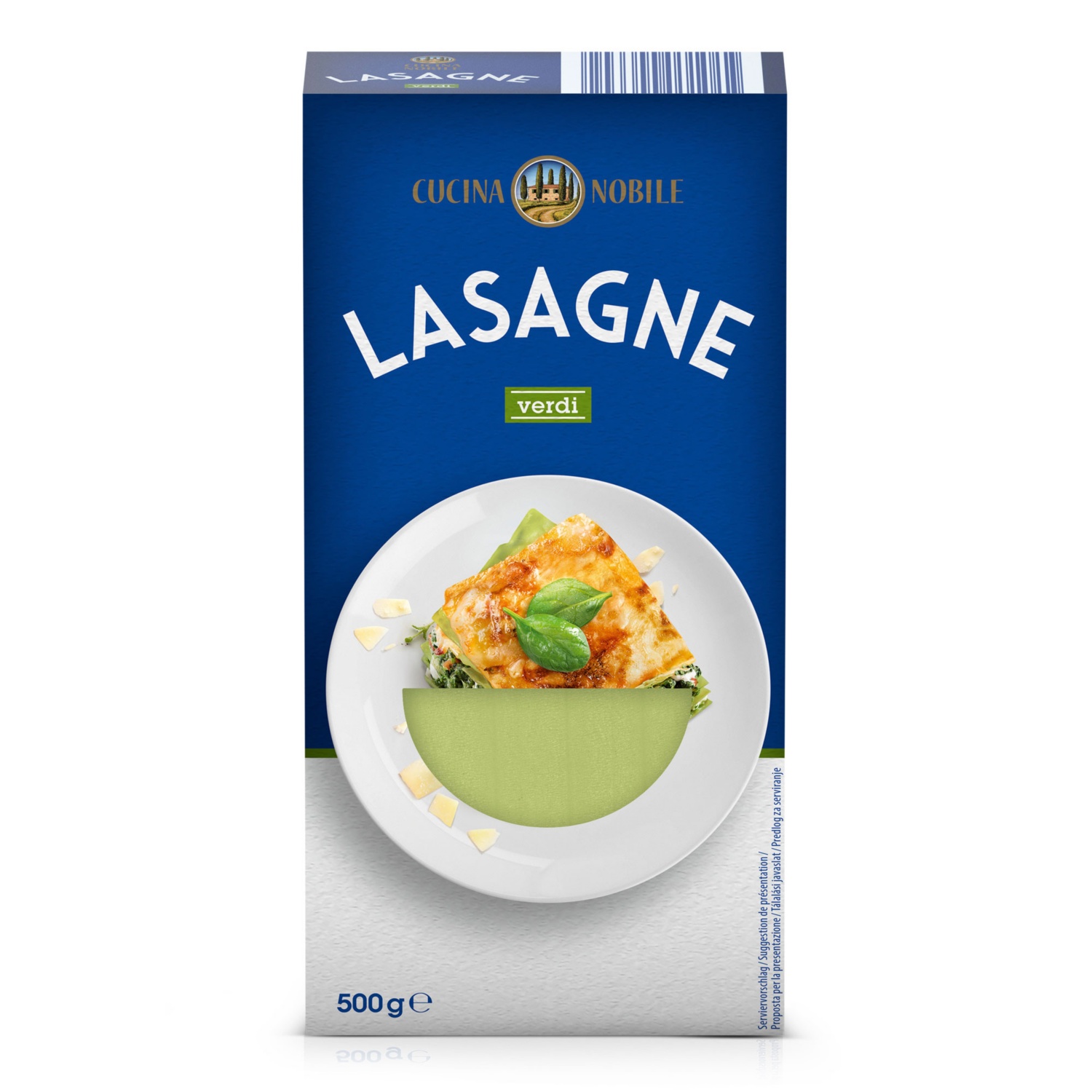 CUCINA NOBILE Lasagneblätter, Spinat