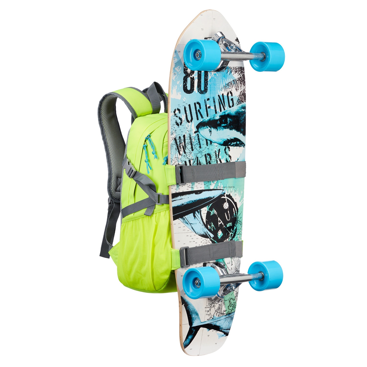 Maui and Sons® Longboard-/Skaterrucksack/tasche