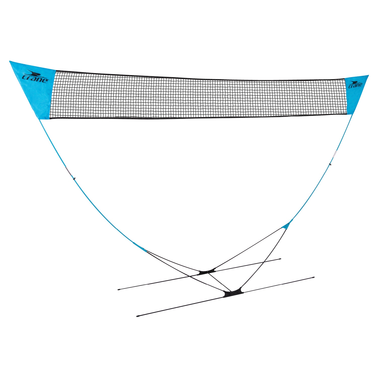 crane® Badminton-Netz/-Schläger-Set