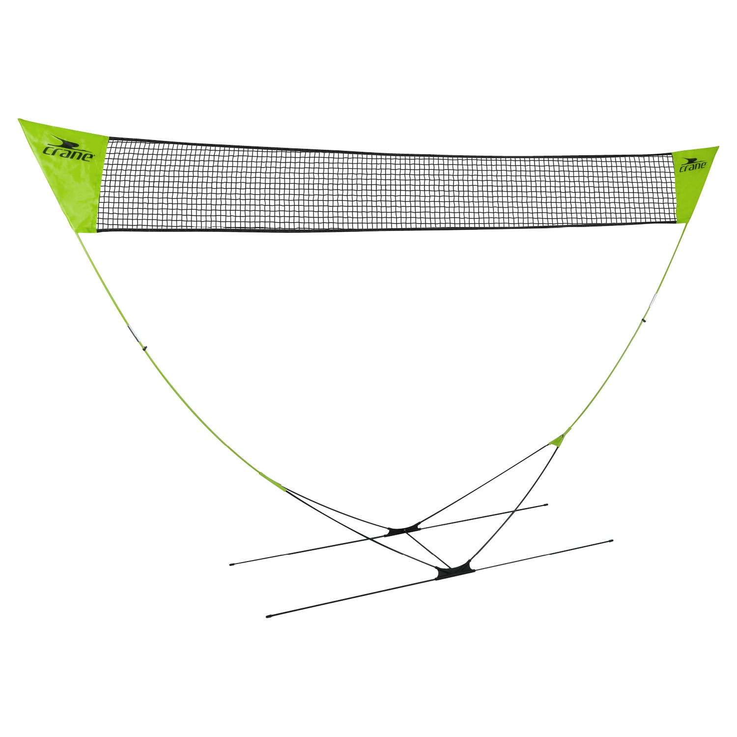 crane® Badminton-Netz/-Schläger-Set