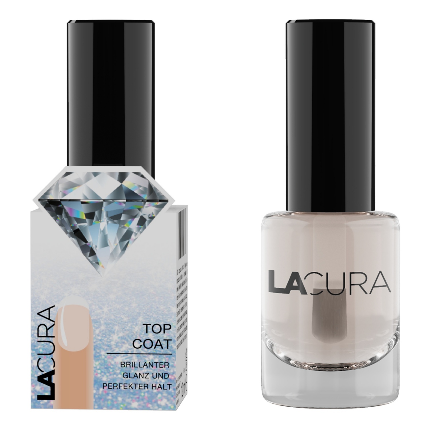 LACURA Nagellack/Diamond Top Coat 10 ml ALDI SÜD