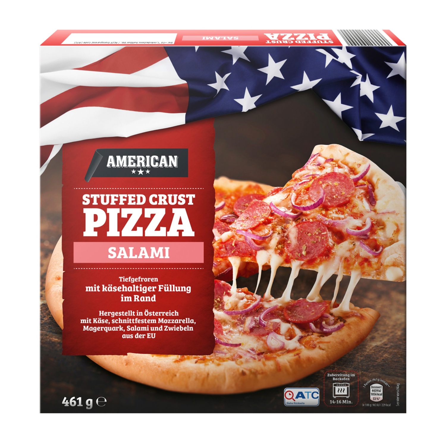 AMERICAN Stuffed Crust Pizza 461 g* ALDI SÜD
