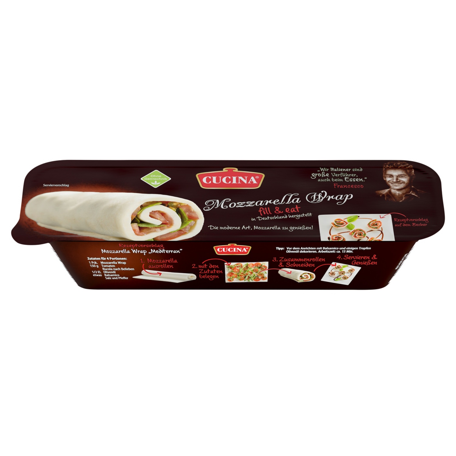 CUCINA® Mozzarella Wrap 130 g