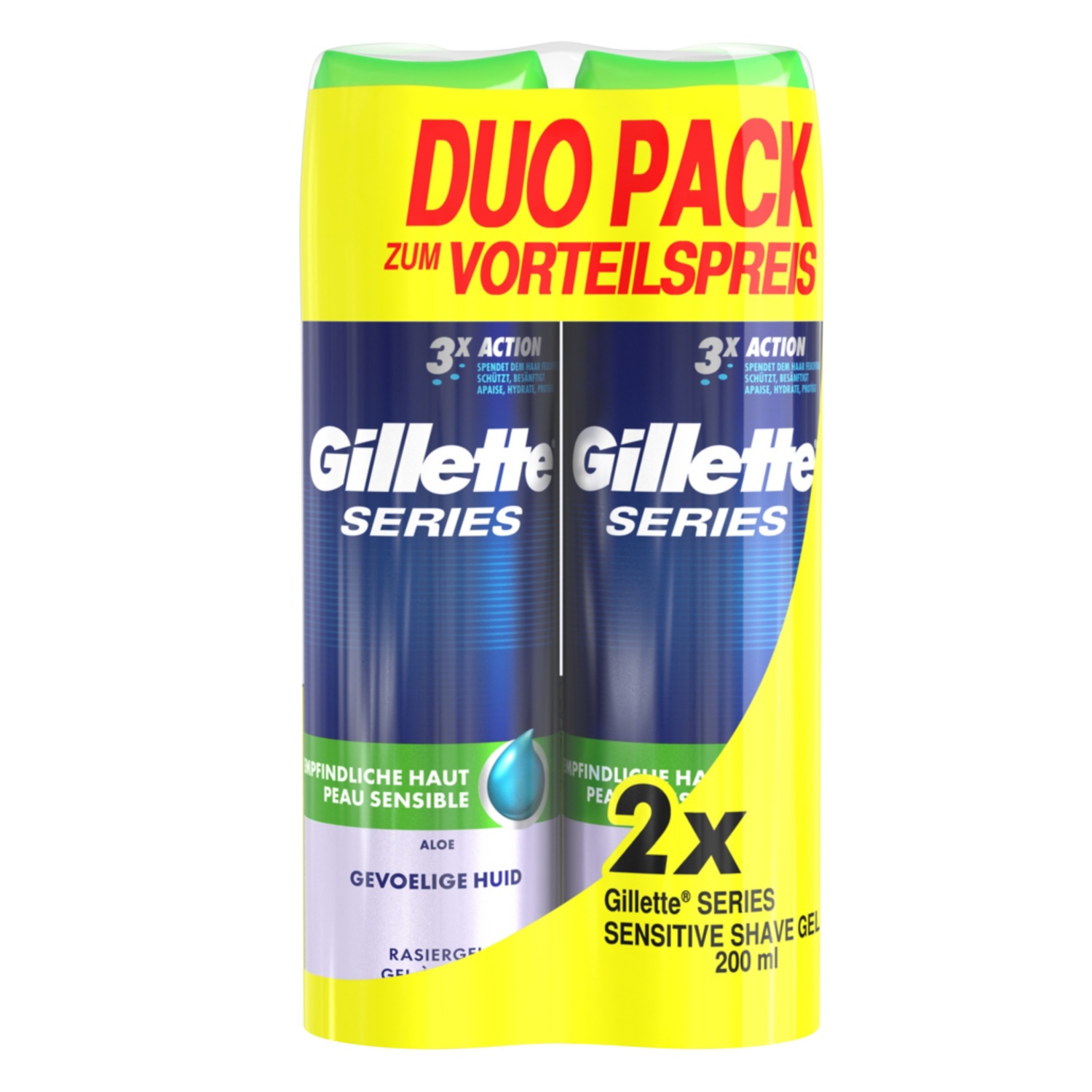 Gillette® Duo Pack Series Gel 400 ml