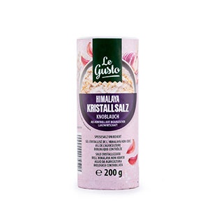 LE GUSTO Himalaya-Kristallsalz mit Bio Knoblauch