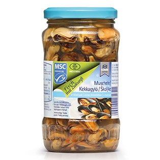 ALMARE SEAFOOD MSC Limfjordmuscheln, Muschelsalat