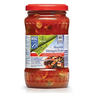 ALMARE SEAFOOD MSC Limfjordmuscheln in Tomatensauce