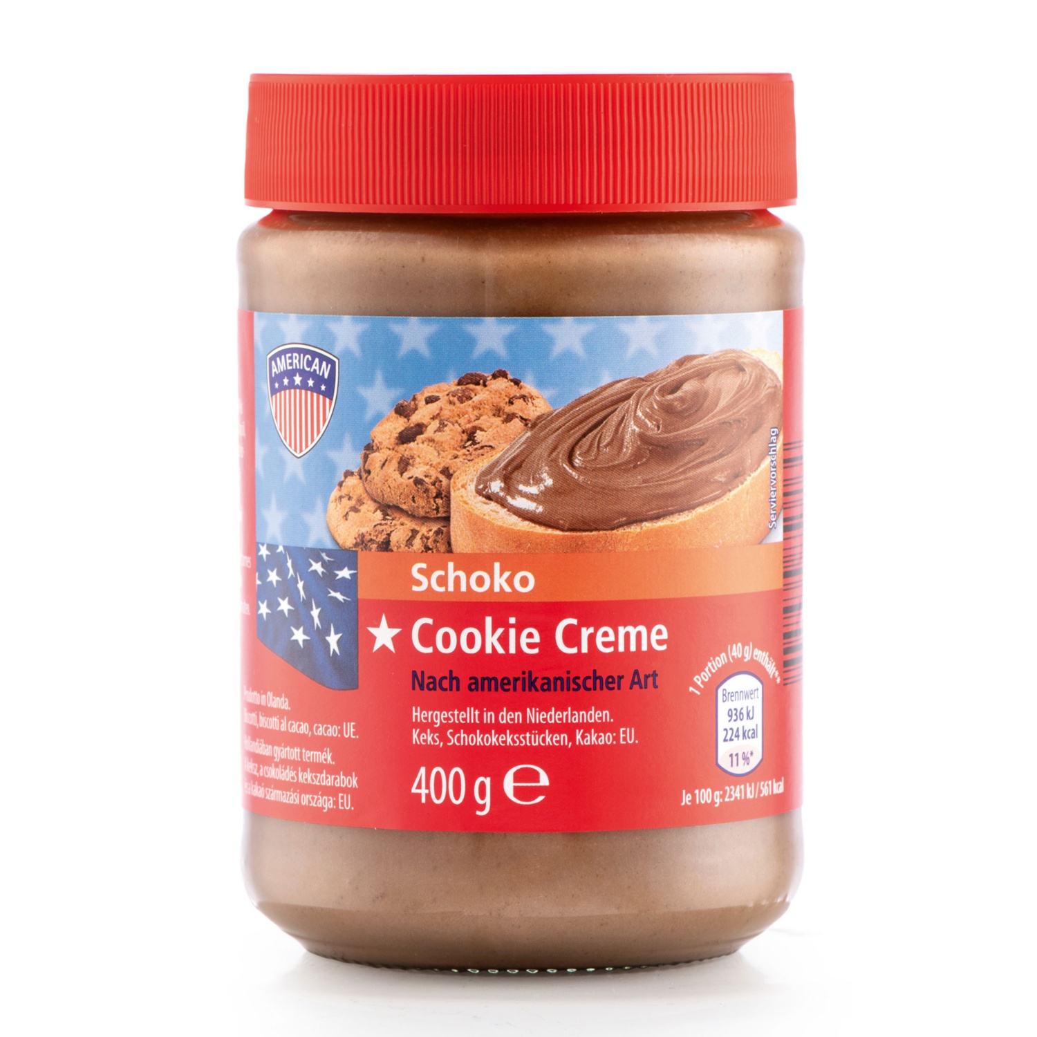 AMERICAN Cookie Creme, Schokocreme