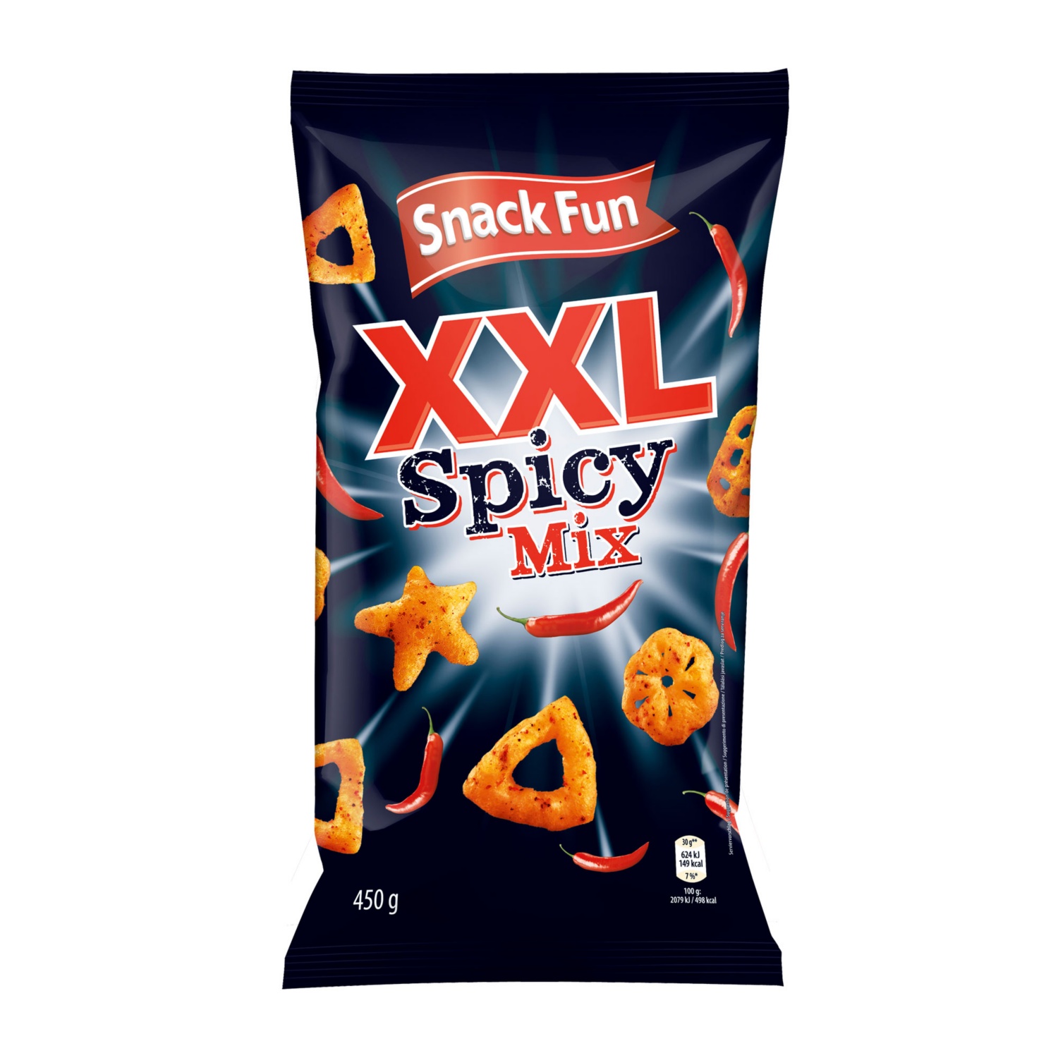 SNACK FUN XXL Snacks, Spicy Mix
