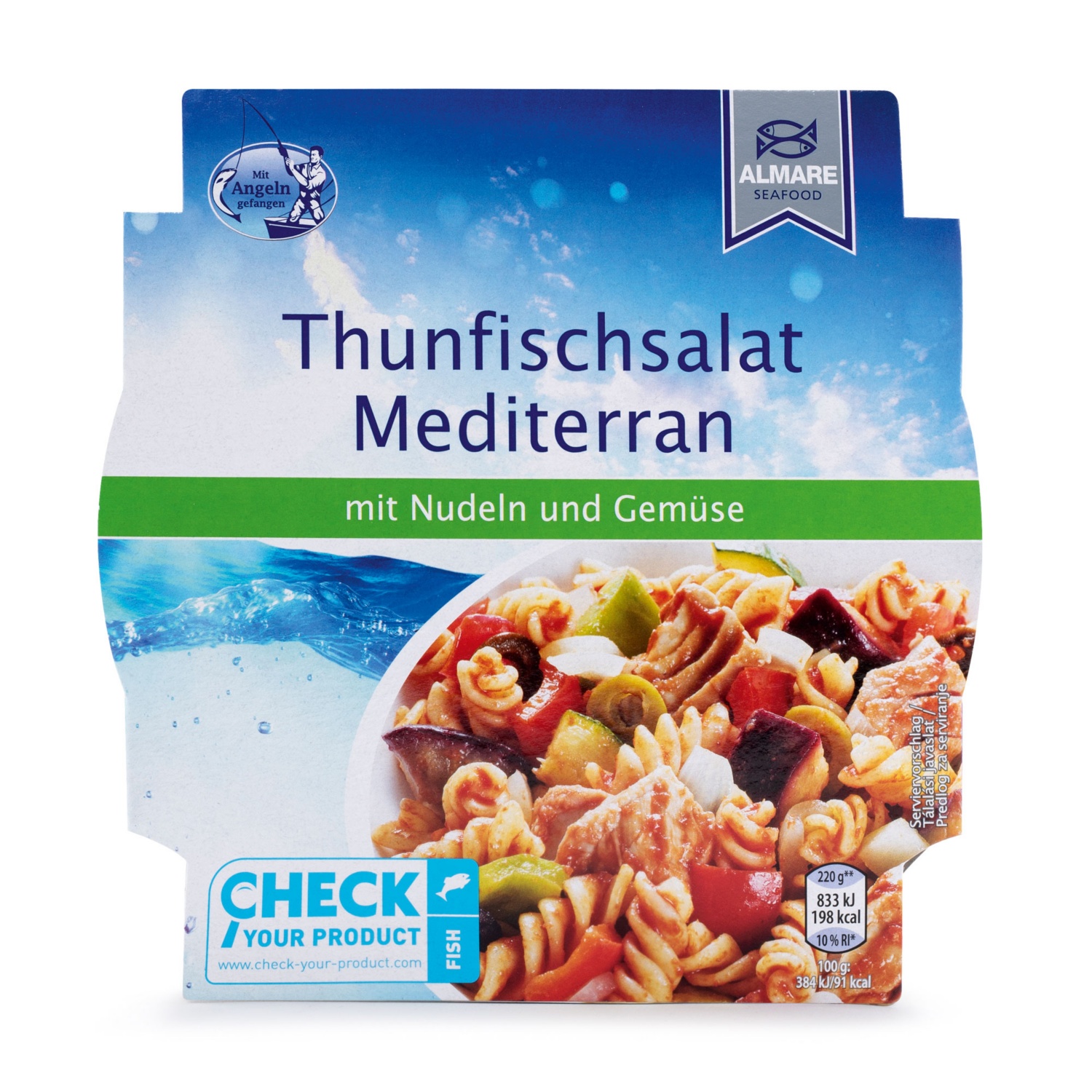 ALMARE SEAFOOD Gemüse-Thunfischsalat, Mediterran