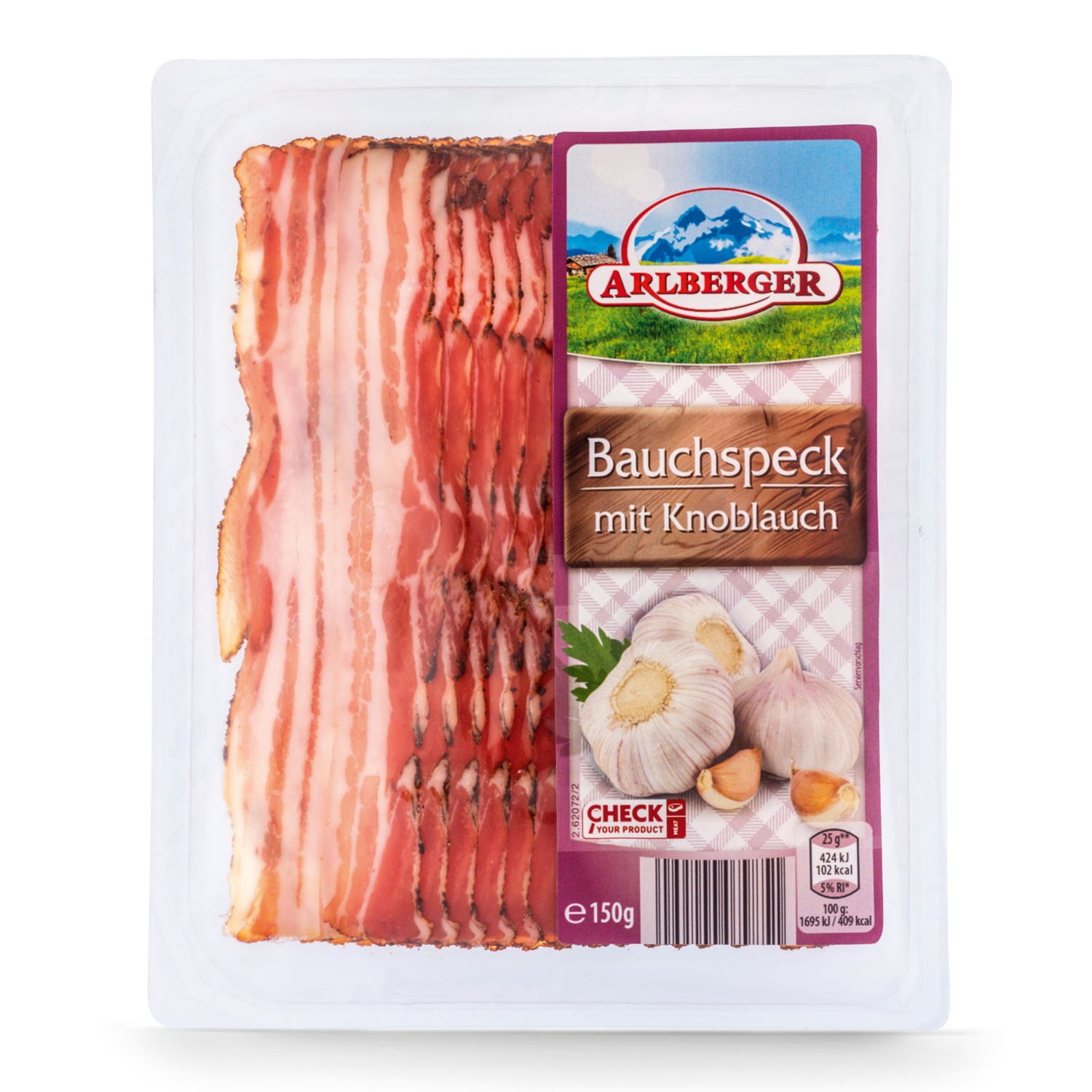 Knoblauch- Bauchspeck