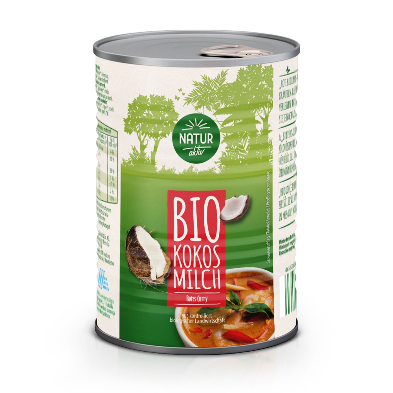 NATUR AKTIV BIO-Curry-Kokosmilch, Rot