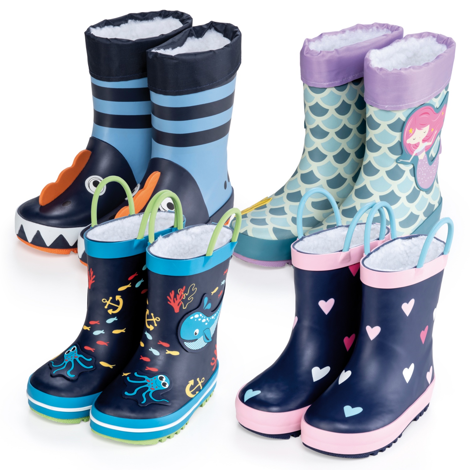 IMPIDIMPI Kleinkinder-Regenstiefel