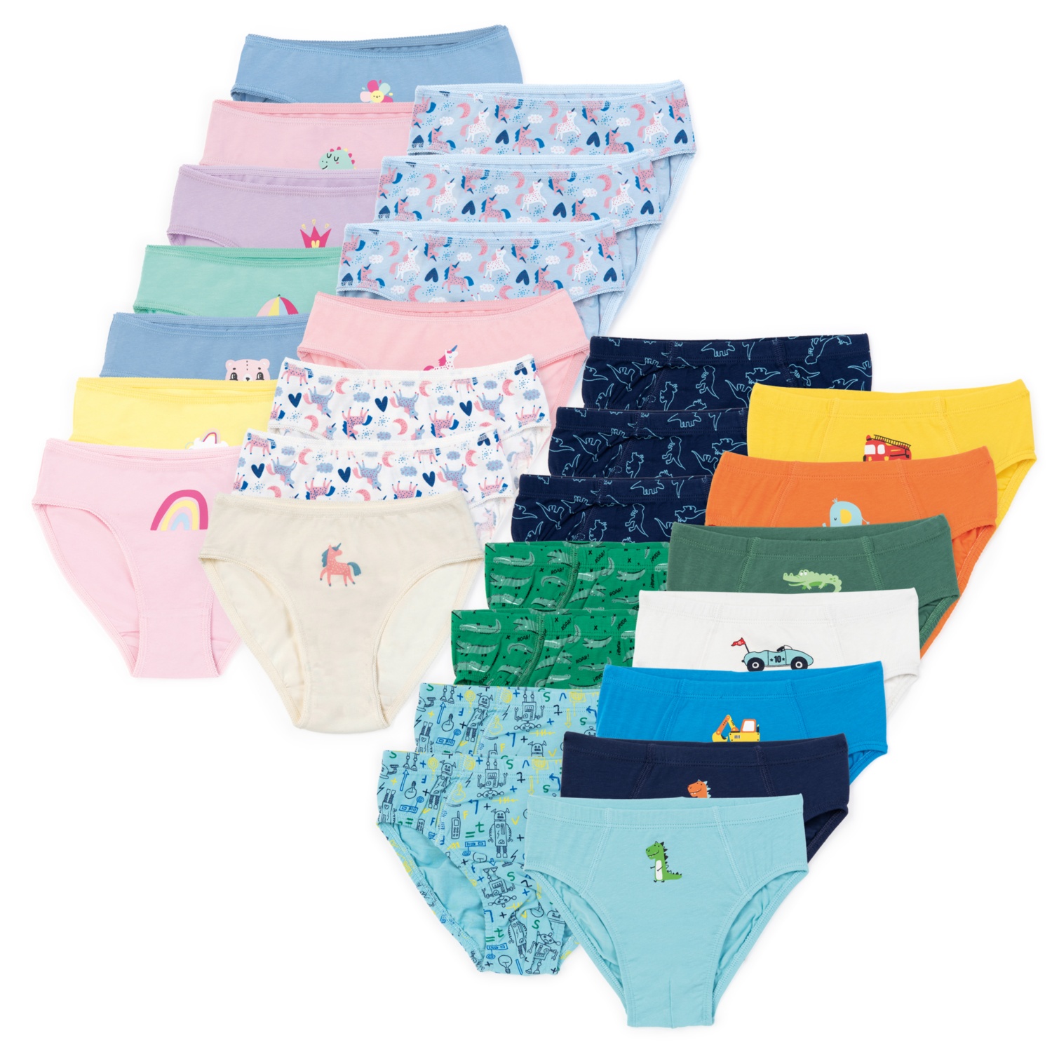IMPIDIMPI Kleinkinder-Slips, Baumwolle (BIO), 7er
