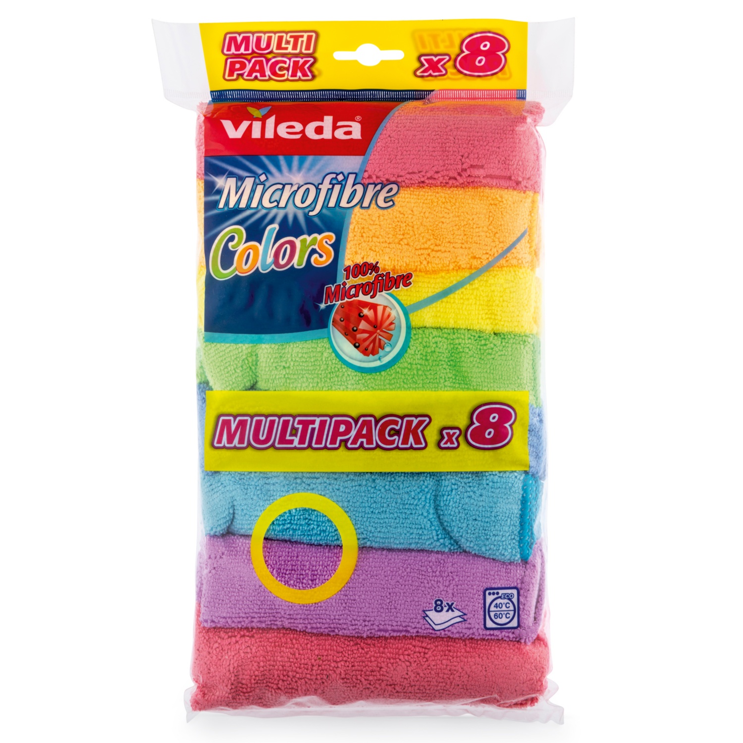 VILEDA Mikrofasertücher 8er