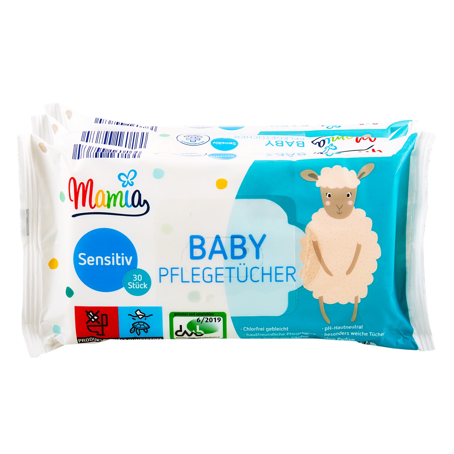 Mamia Baby Pflegetücher/Reinigungs-Wattepads