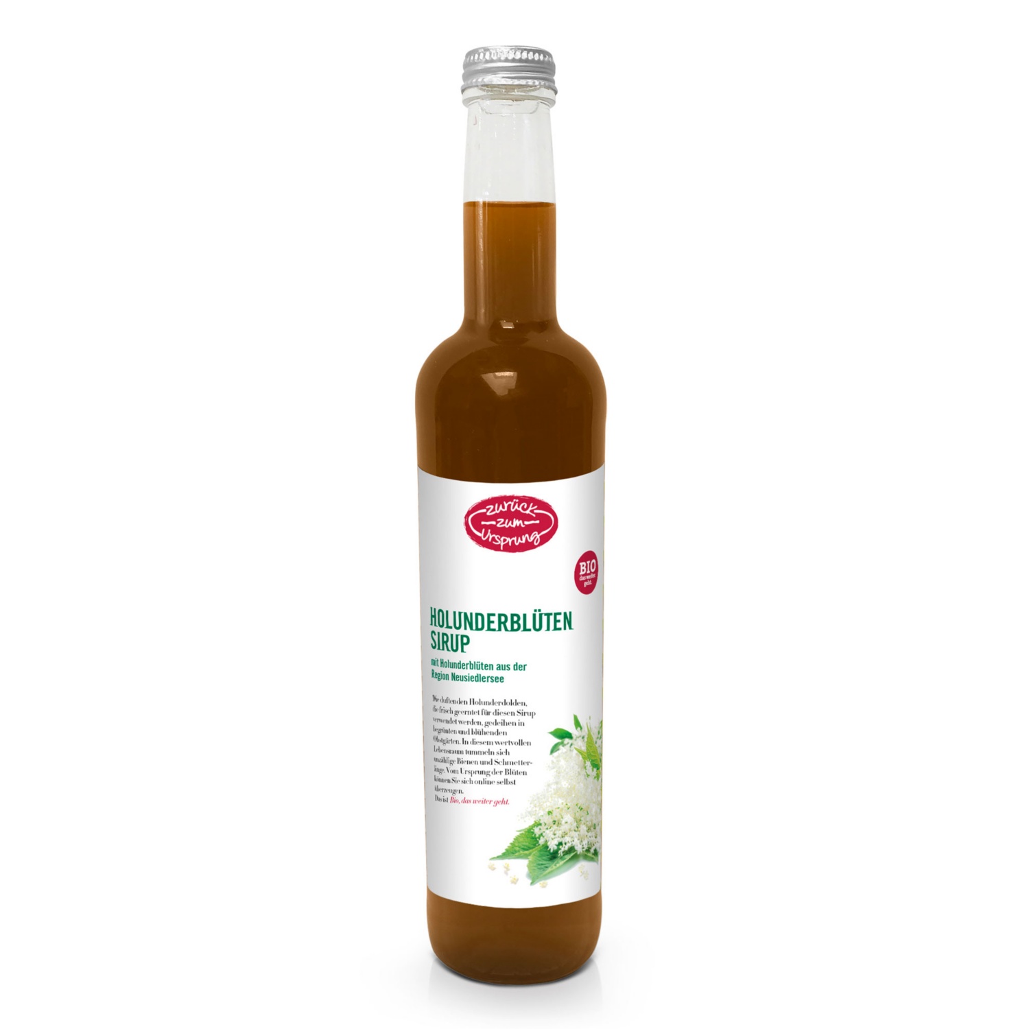 ZURÜCK ZUM URSPRUNG Sirup, Holunderblüten