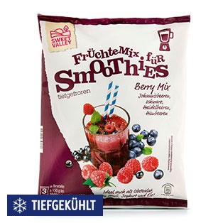 Früchtemix für Smoothies, Berry Mix