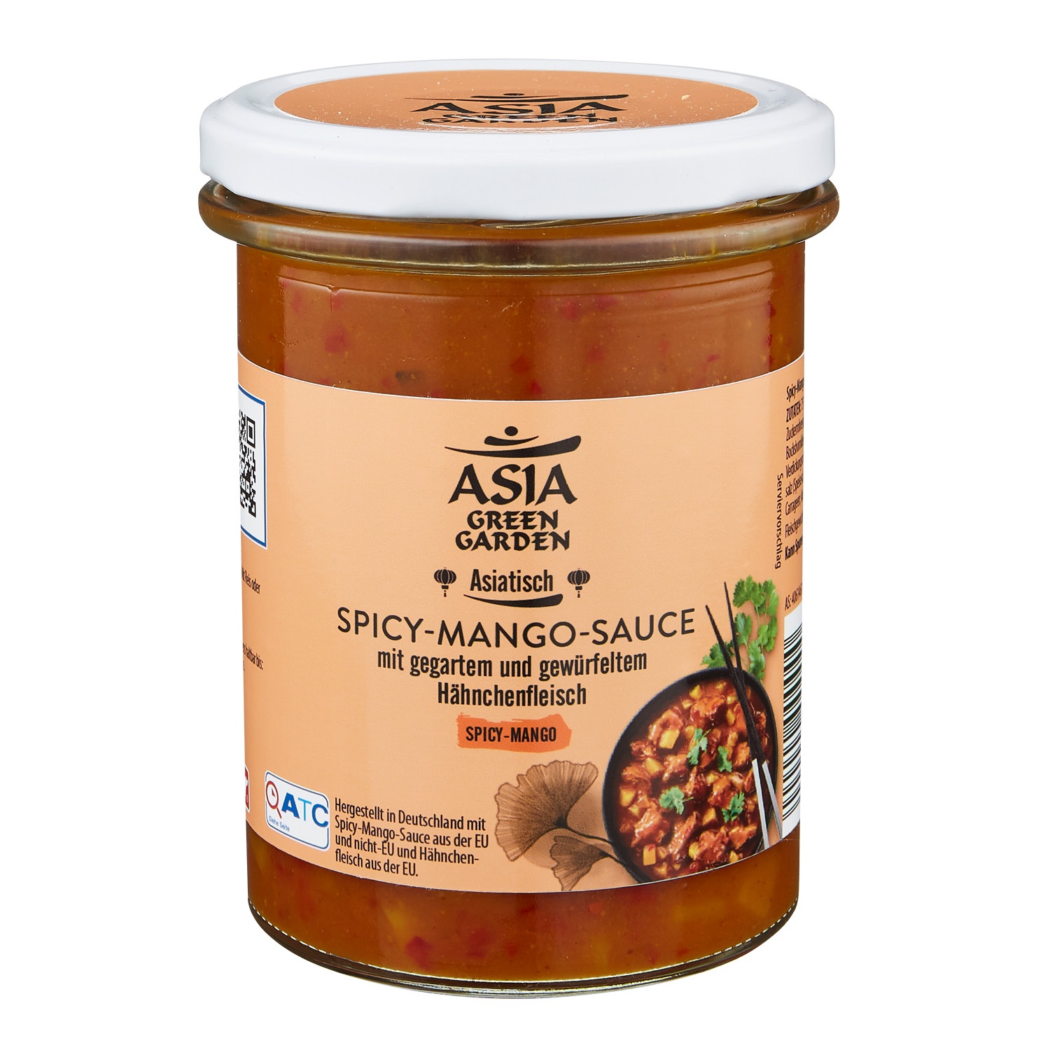 ASIA GREEN GARDEN Sauce asiatischer Art mit Hähnchenfleisch 400 g