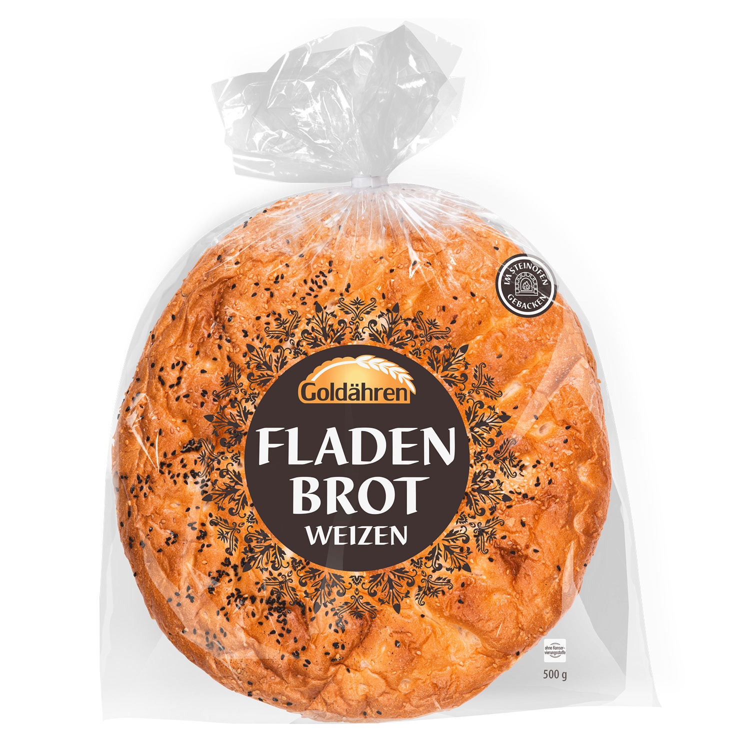 GOLDÄHREN Fladenbrot 500 g für 0,99€ von Aldi sued Allelebensmittel.de