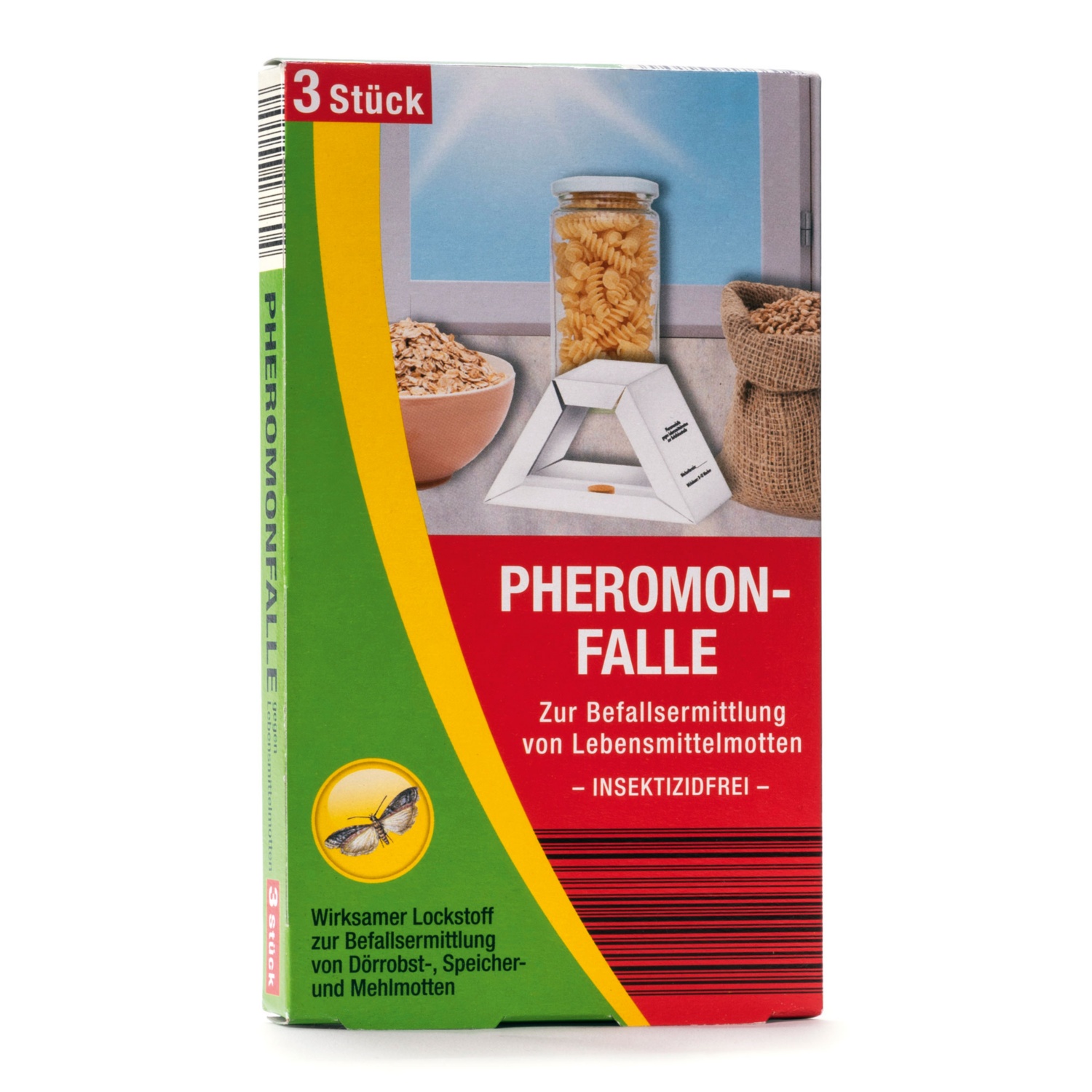 Pheromonfalle gegen Lebensmittelmotten