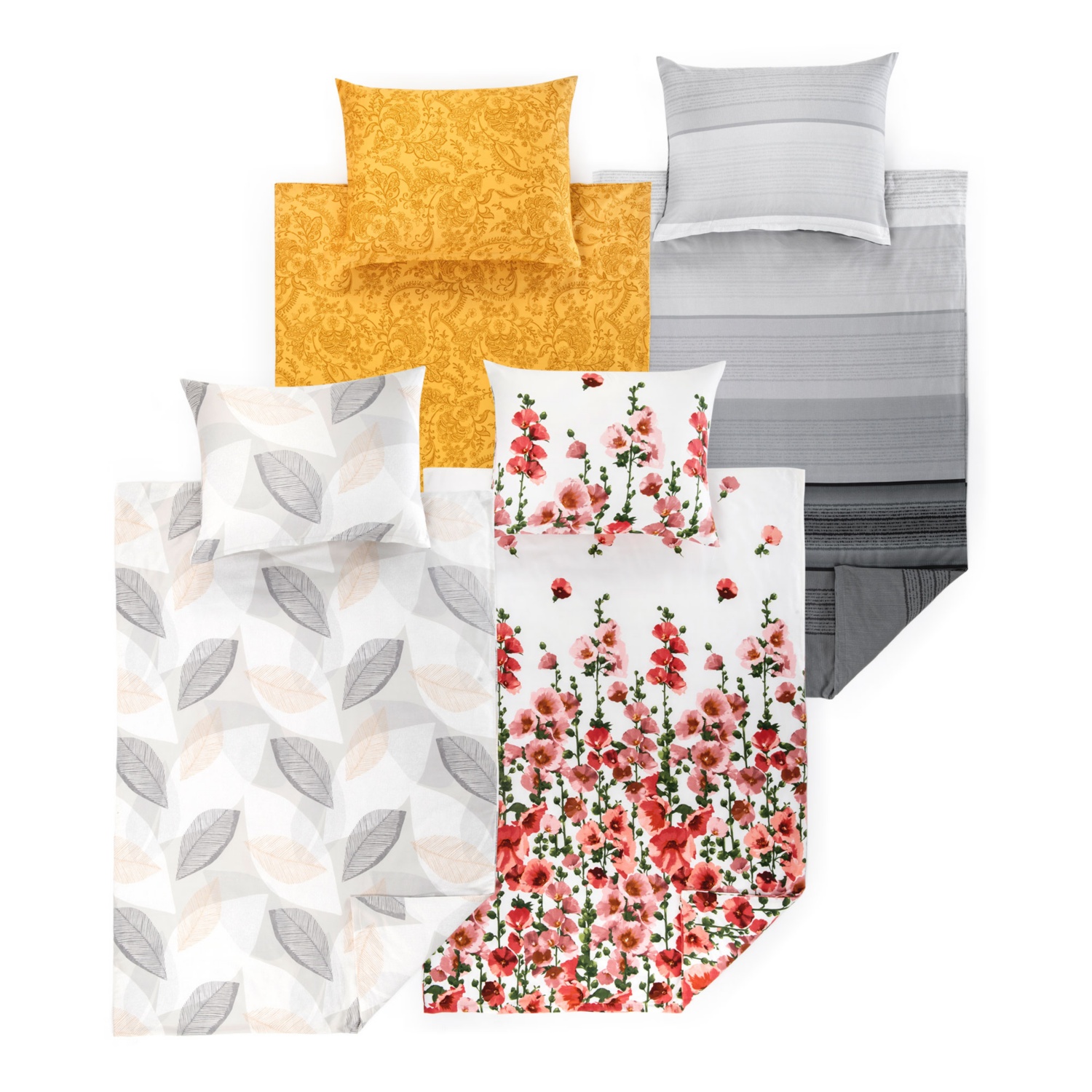 MY LIVING STYLE Mako-Satin-Bettwäsche, Baumwolle (BIO)