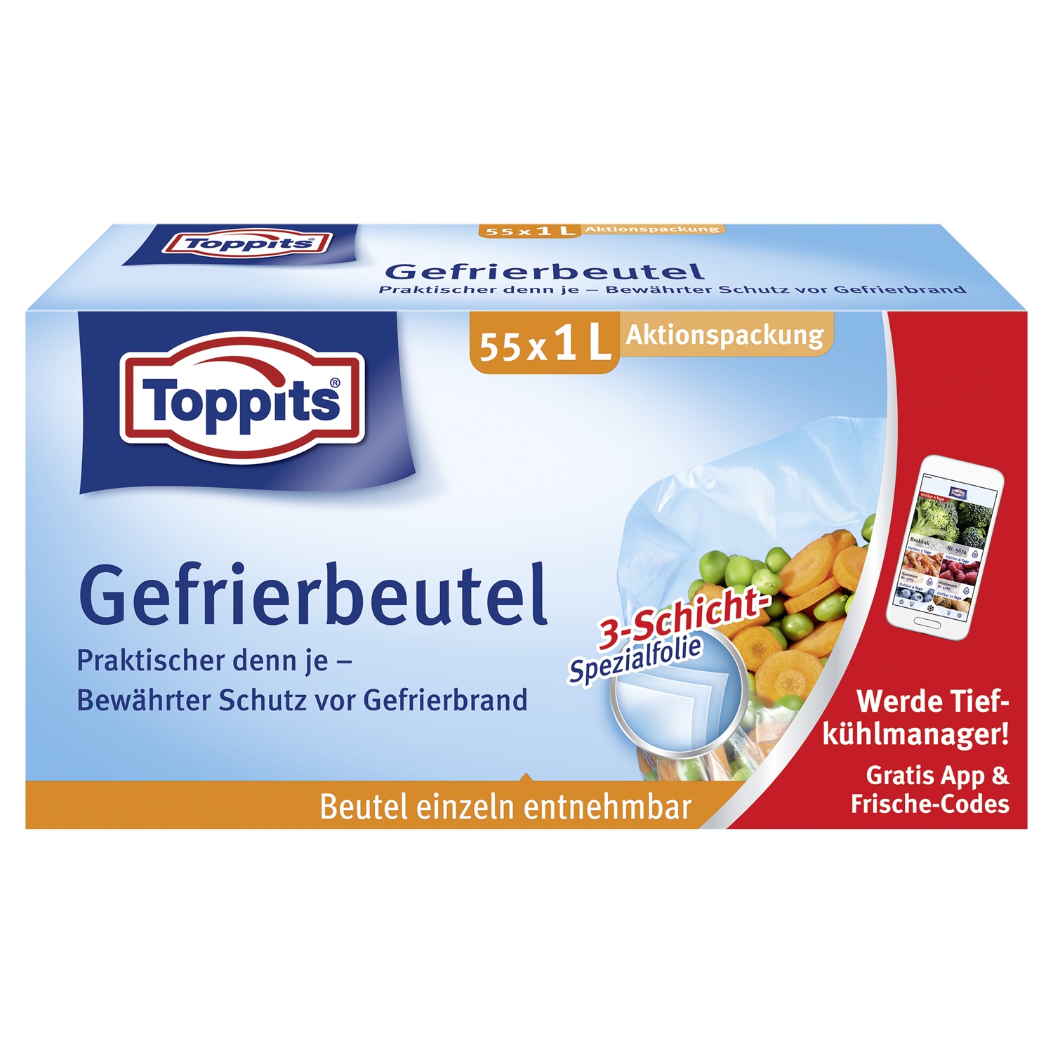 Toppits Gefrierbeutel Aldi Sud