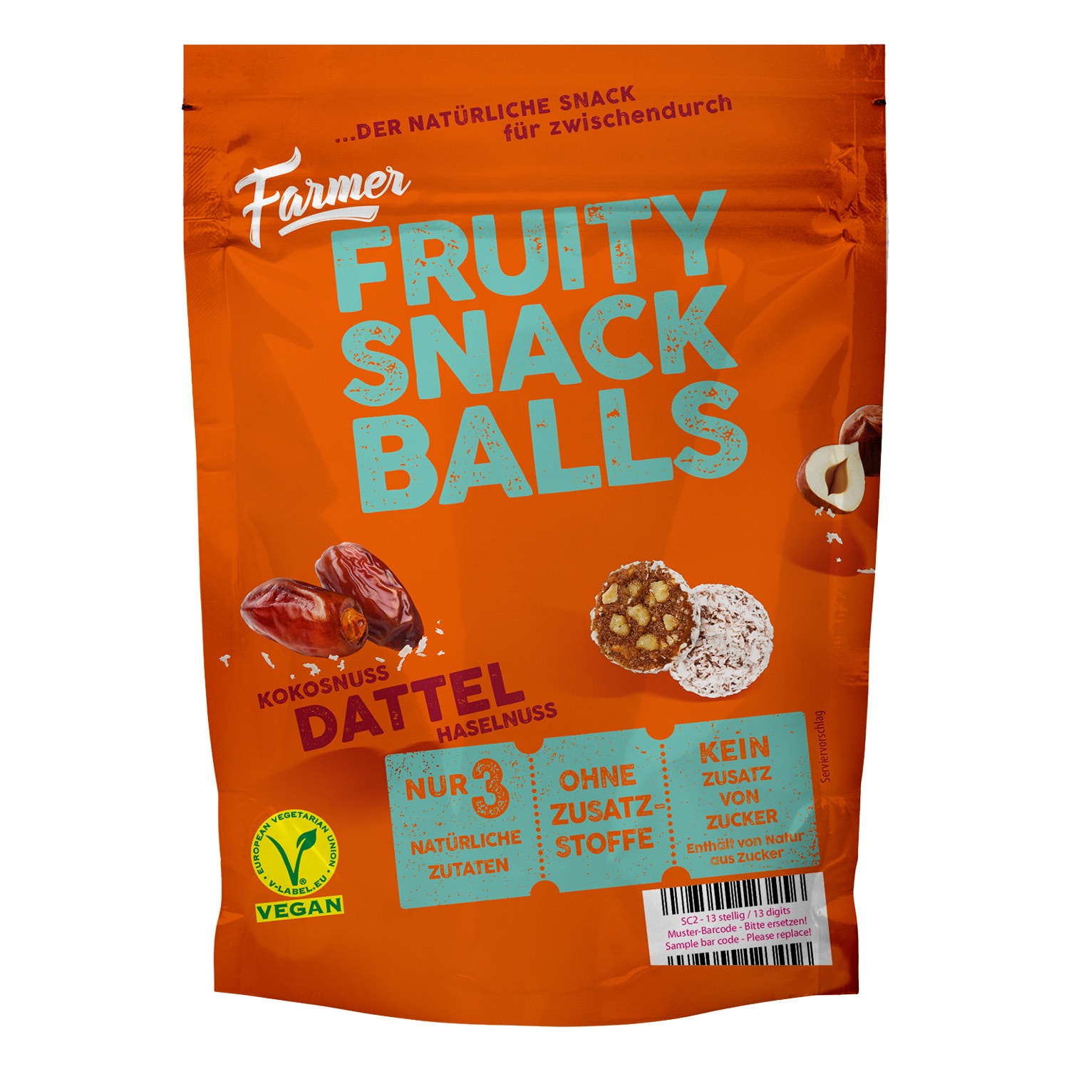 FARMER Fruity Snackballs 144 g
