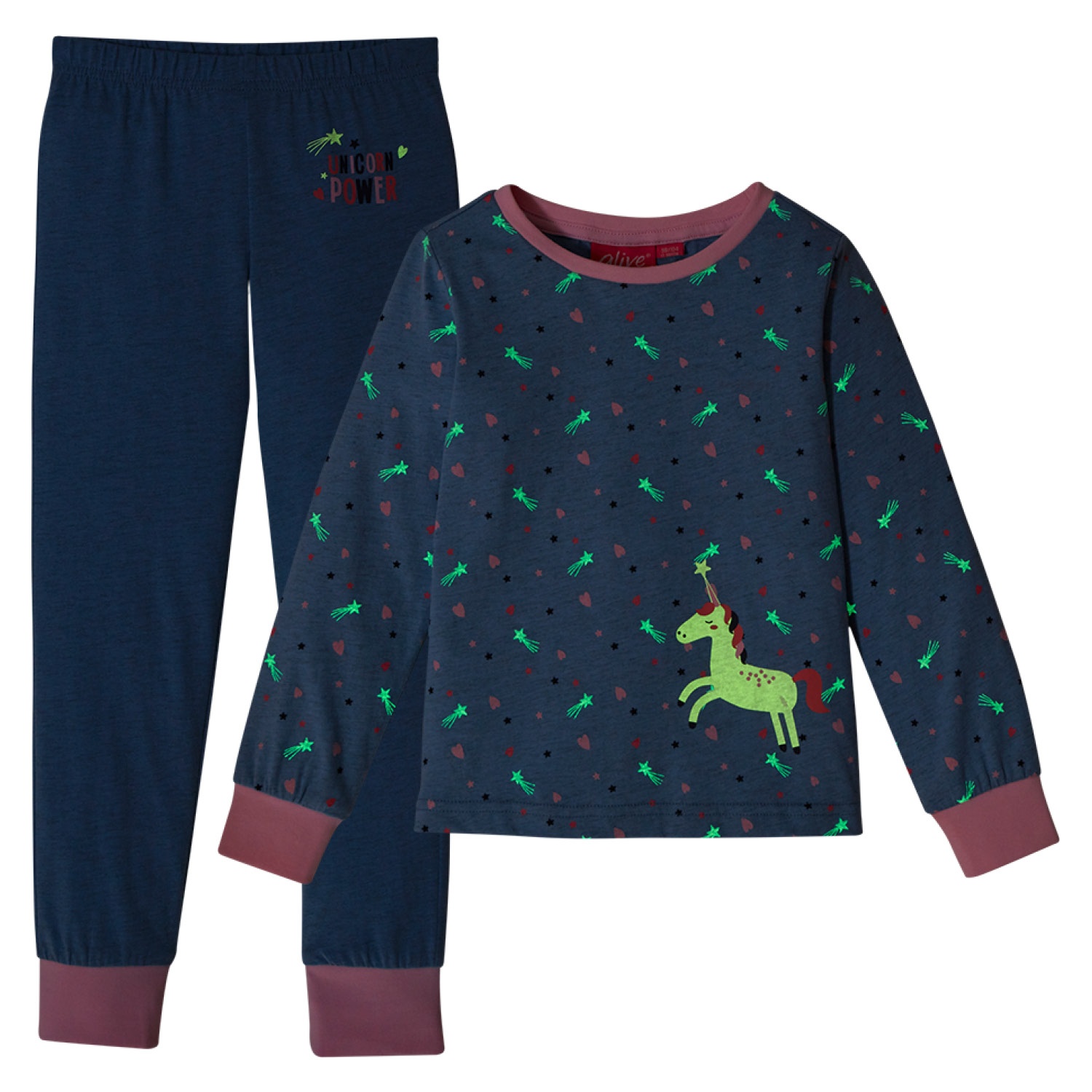 Kinder/Kleinkinder Schlafanzug „Glow in the Dark“