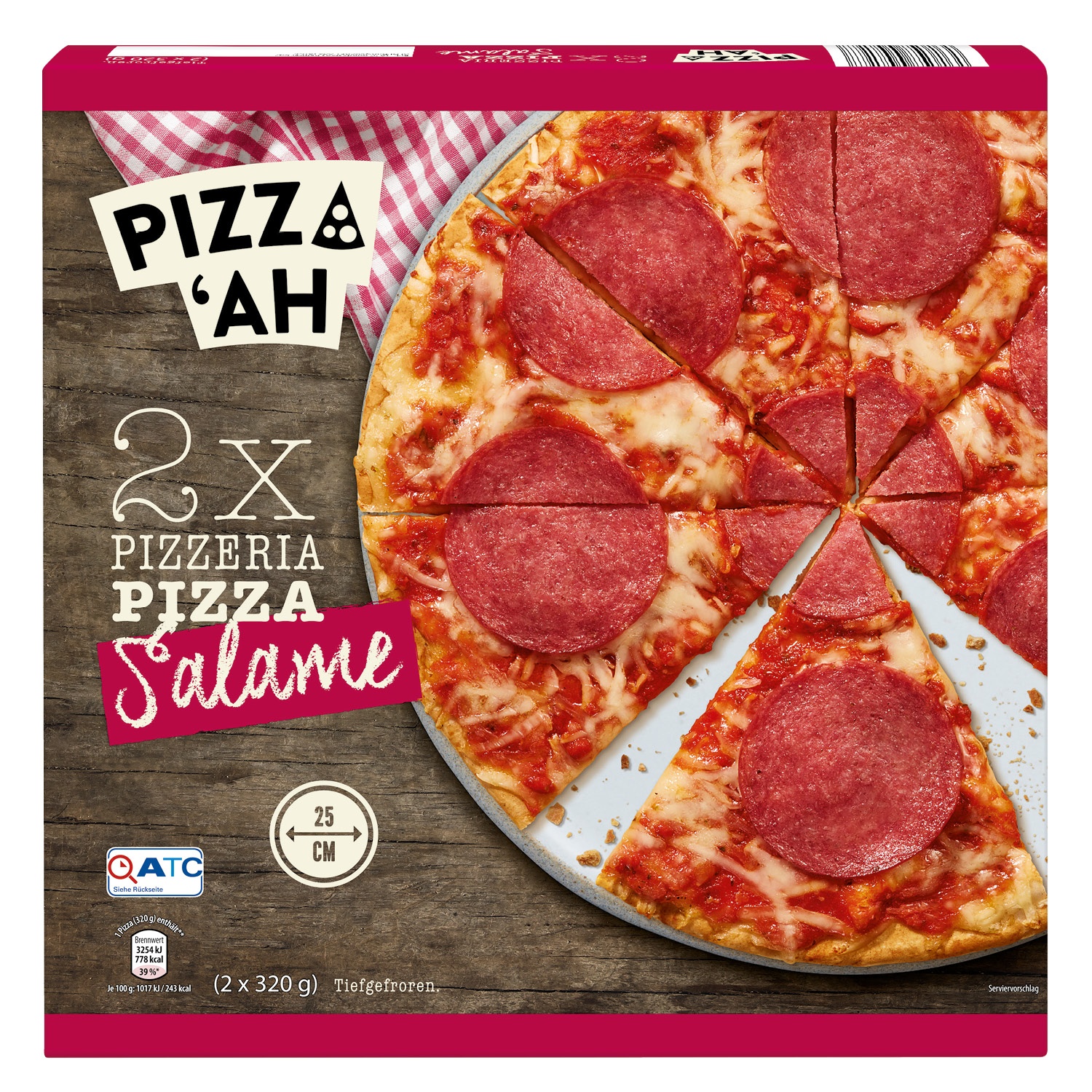 PIZZ'AH Pizzeria Pizza 640 g ALDI SÜD