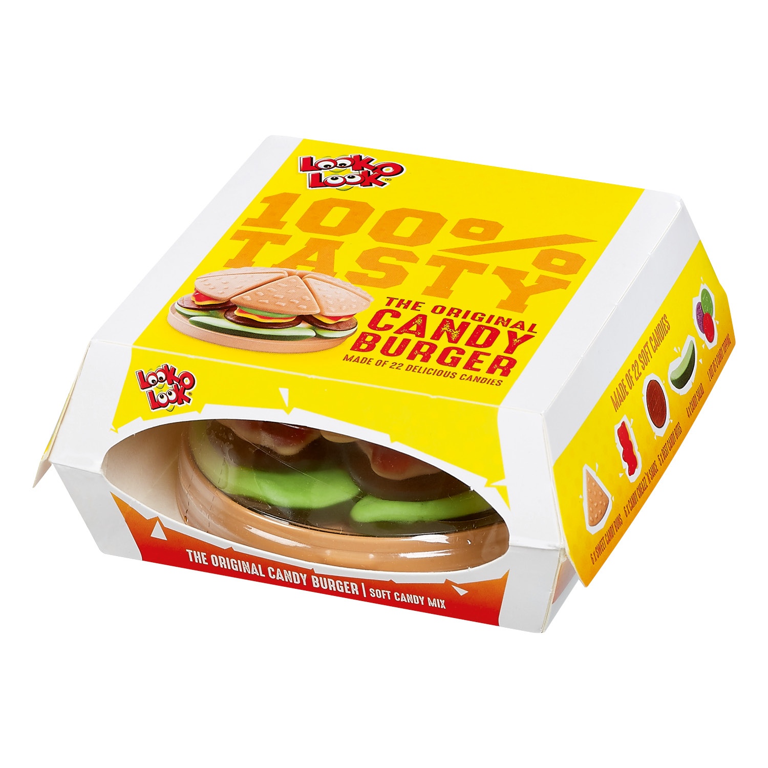 LOOK O LOOK® Fruchtgummi-Burger 130 g
