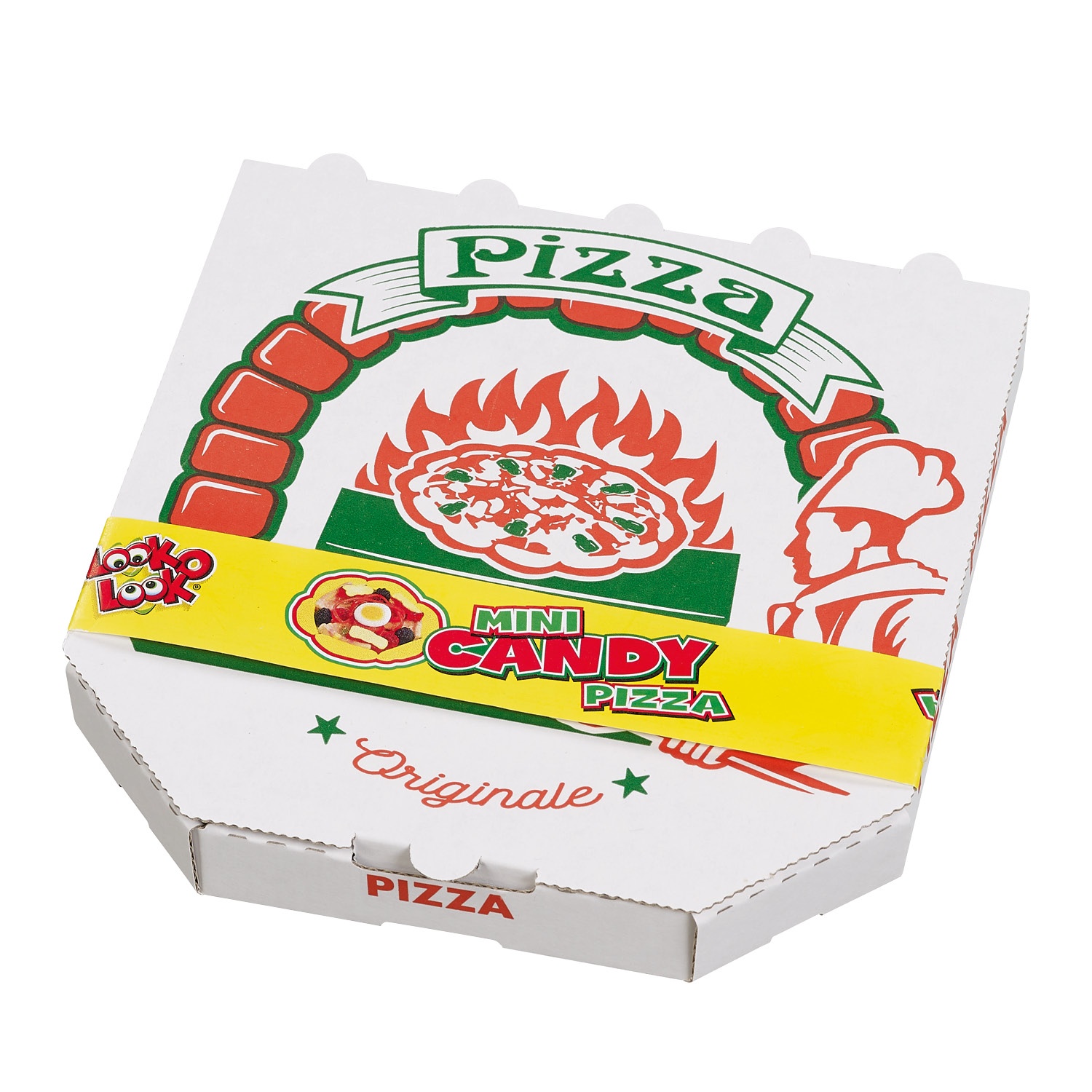 LOOK O LOOK® Fruchtgummi-Pizza 85 g
