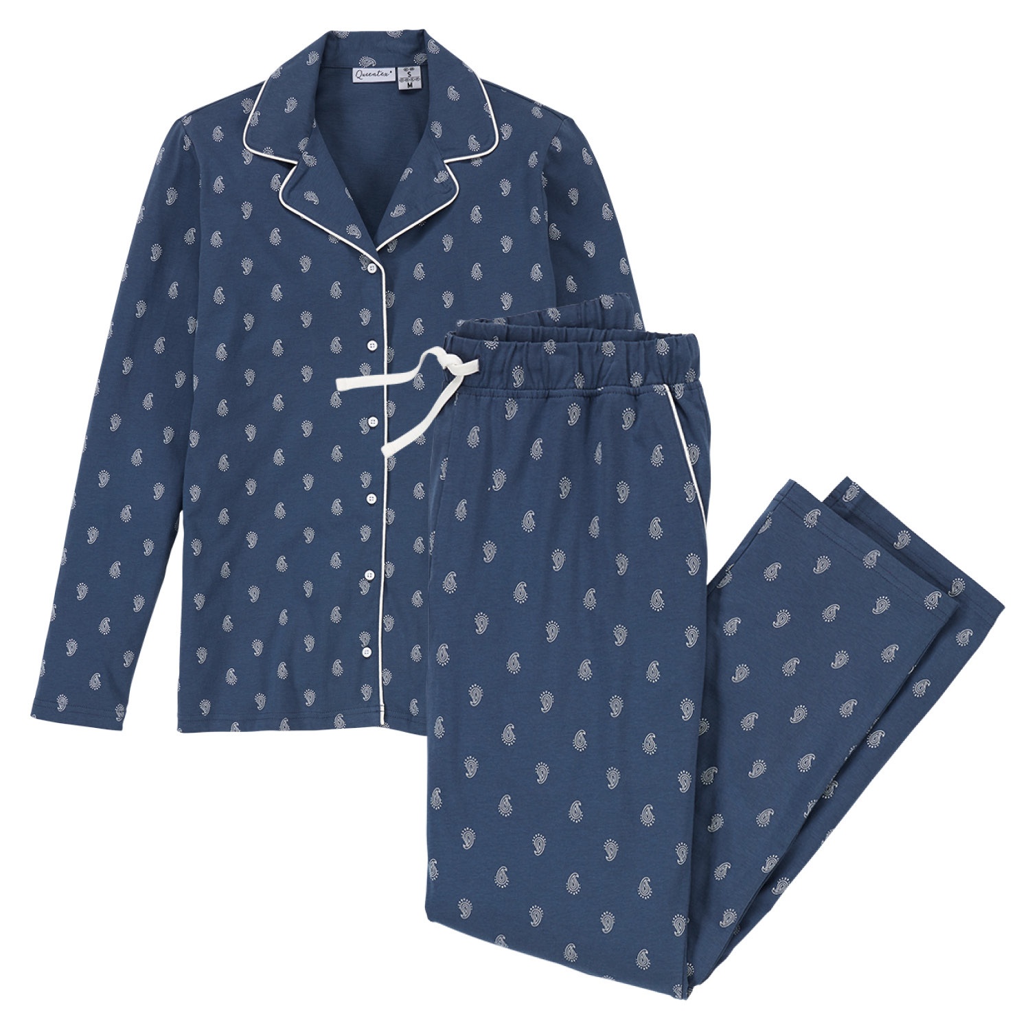 BLUE MOTION Geknöpfter Damen-Pyjama