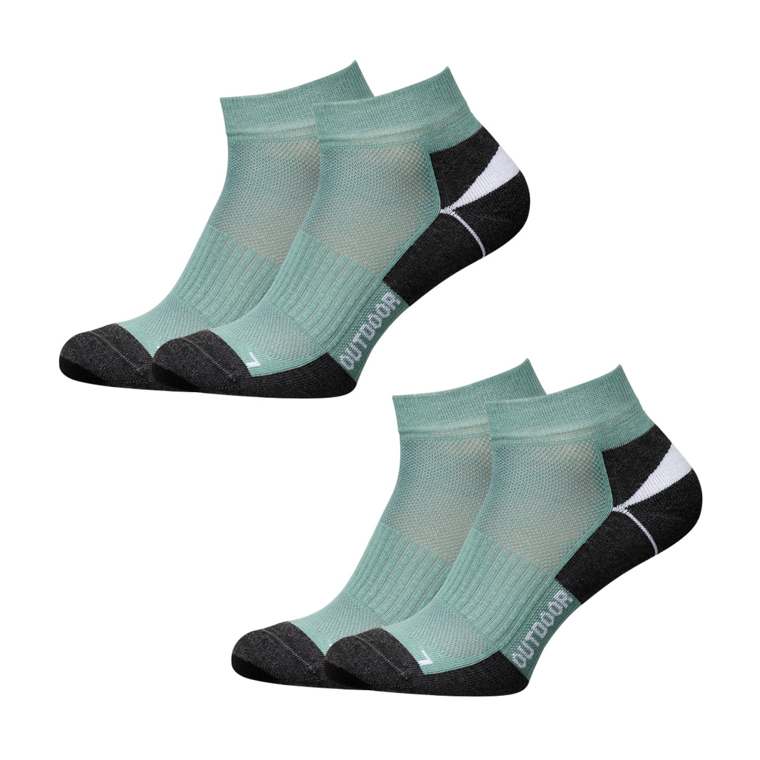 CRANE® Damen-/Herren-Outdoor-Sport-Socken, 2er-Packung