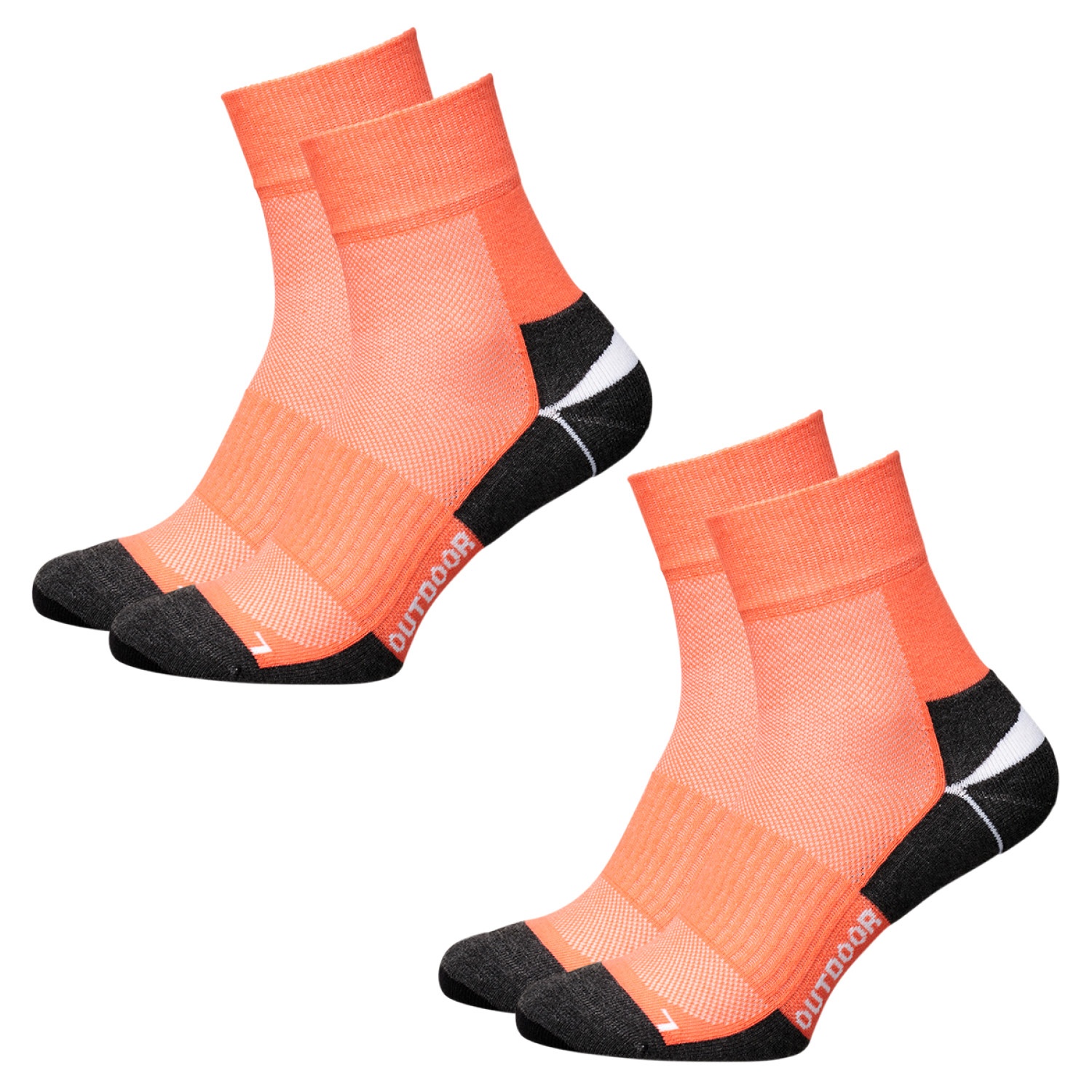 CRANE® Damen-/Herren-Outdoor-Sport-Socken, 2er-Packung