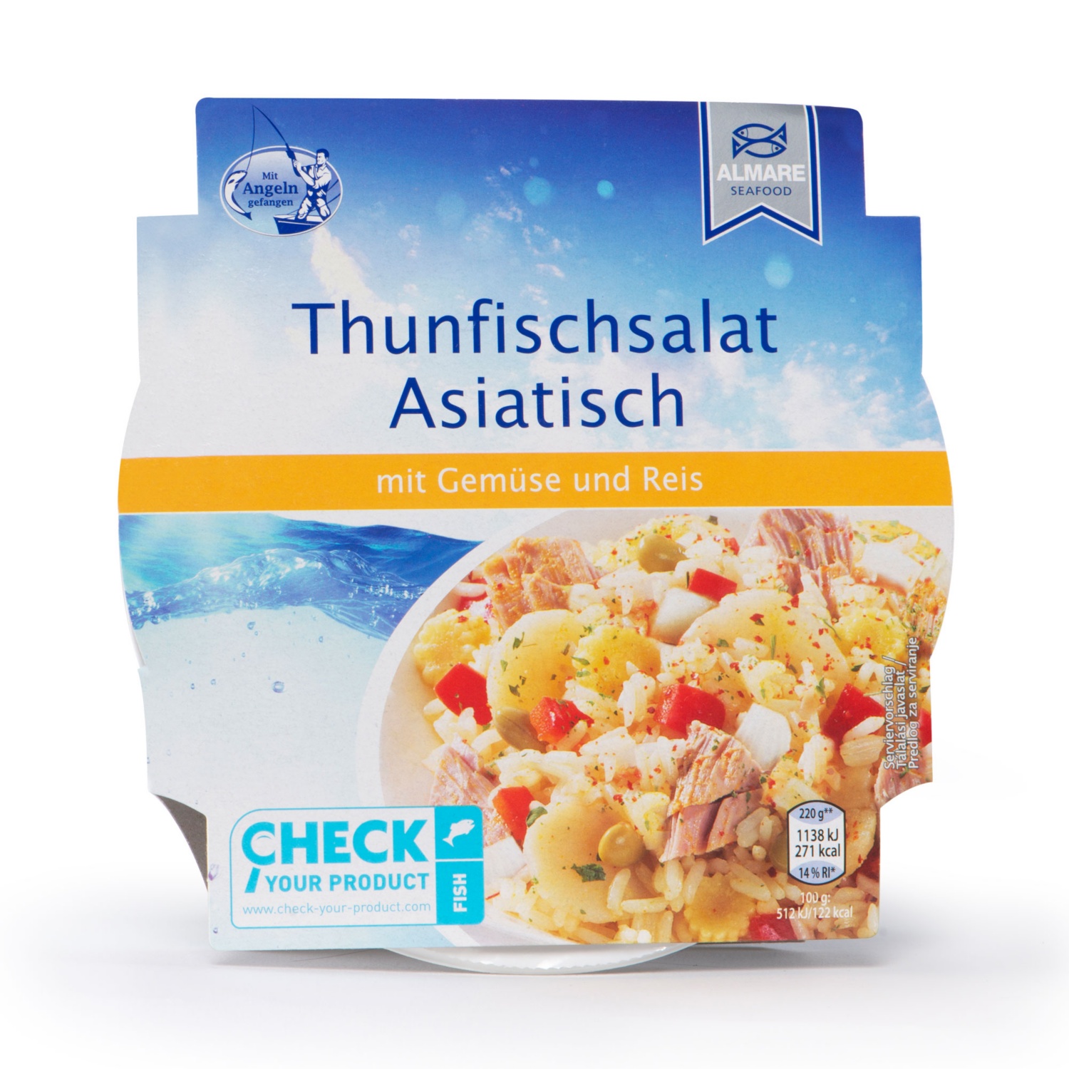 ALMARE SEAFOOD Gemüse-Thunfischsalat, Asiatisch