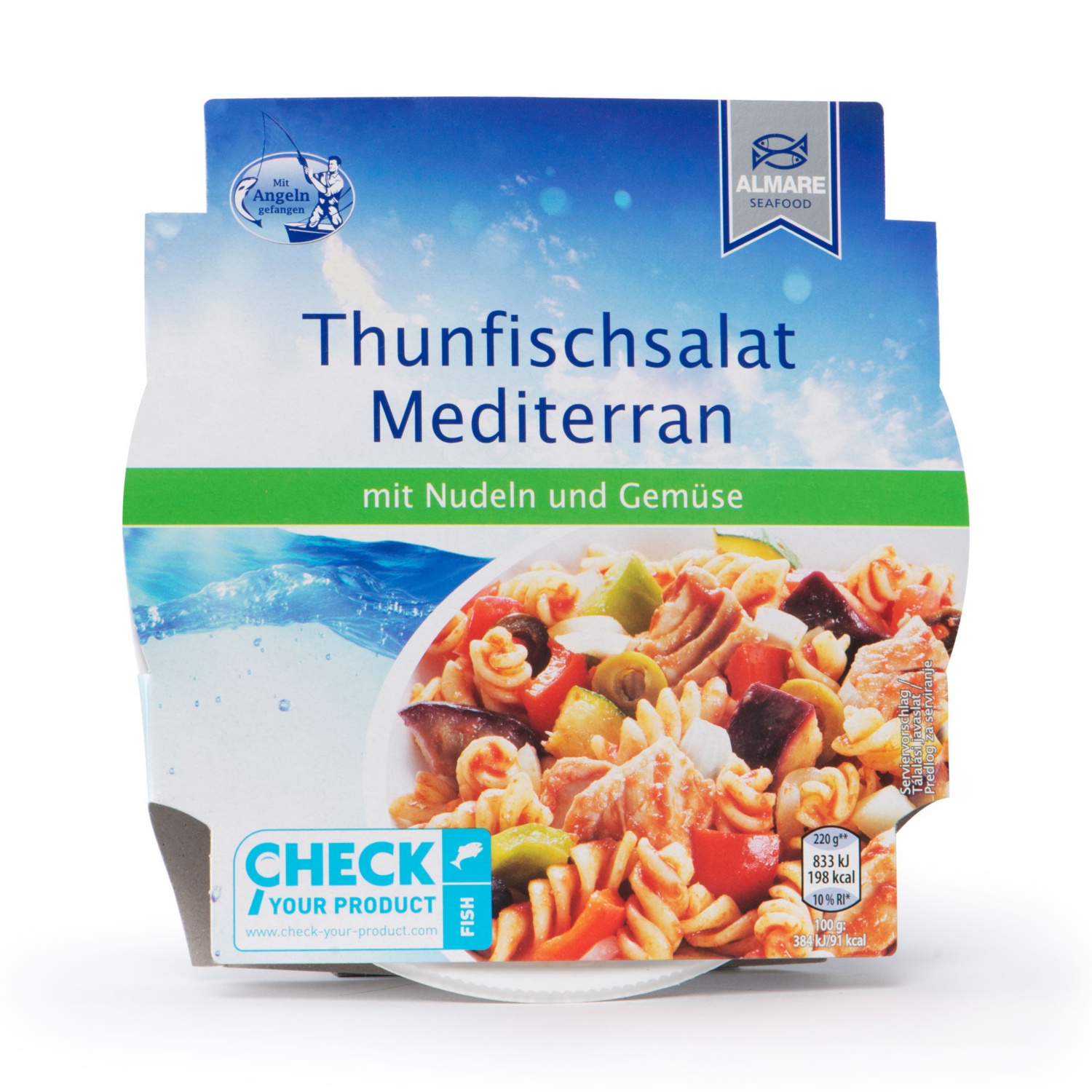 ALMARE SEAFOOD Gemüse-Thunfischsalat, Mediterran