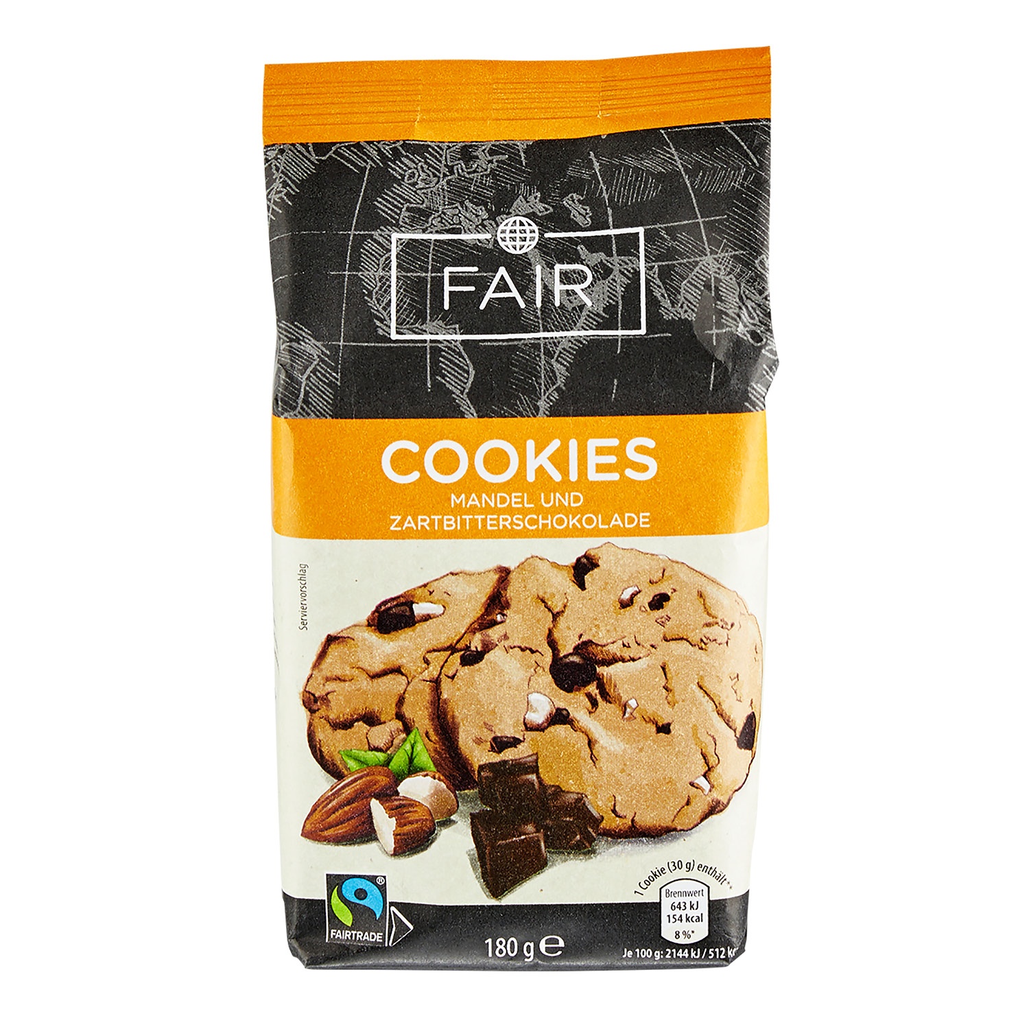 FAIR Fairtrade Cookies 180 g