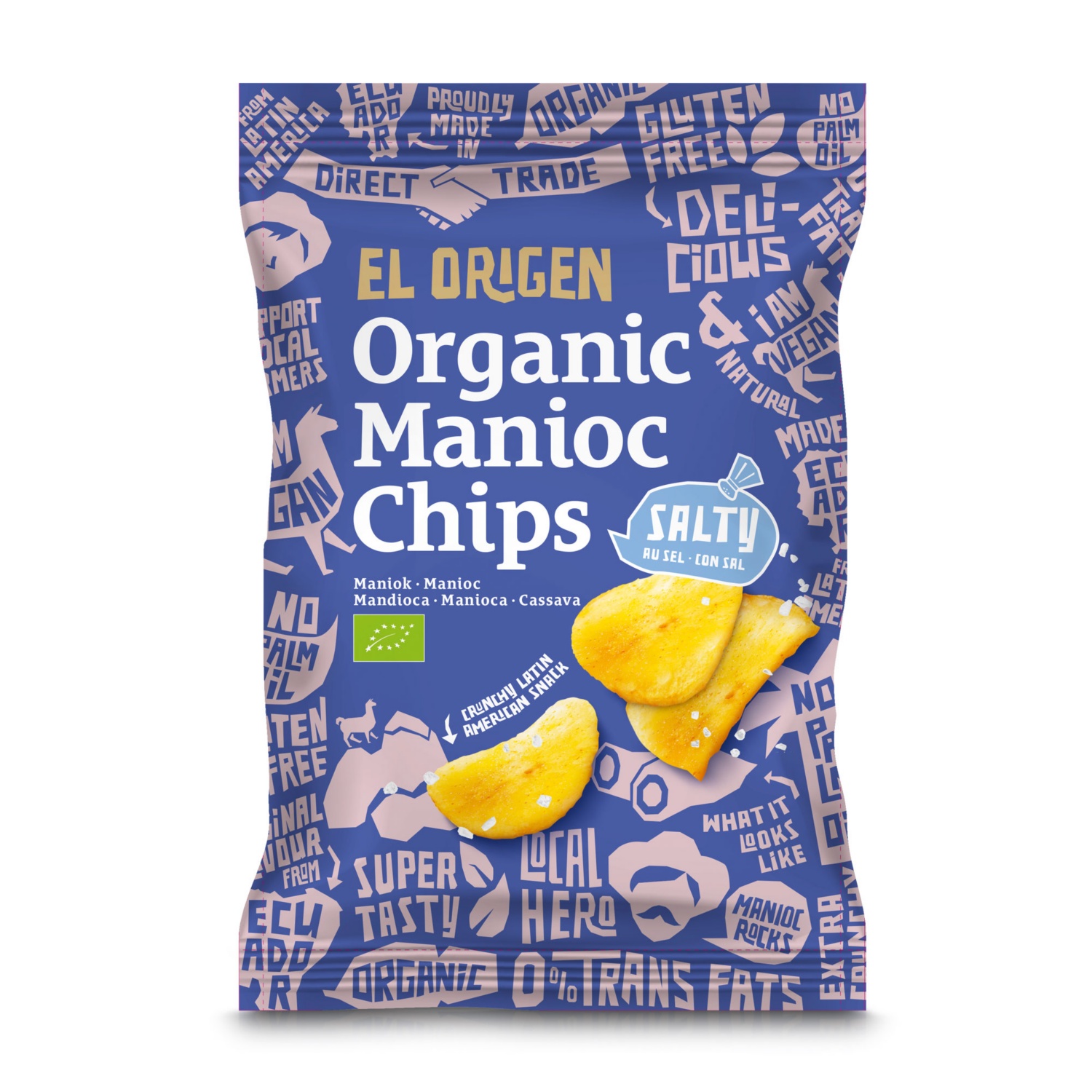 EL ORIGEN BIO Chips, Maniok Salz