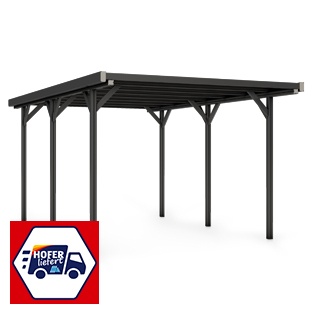 Alu Carport anthrazit