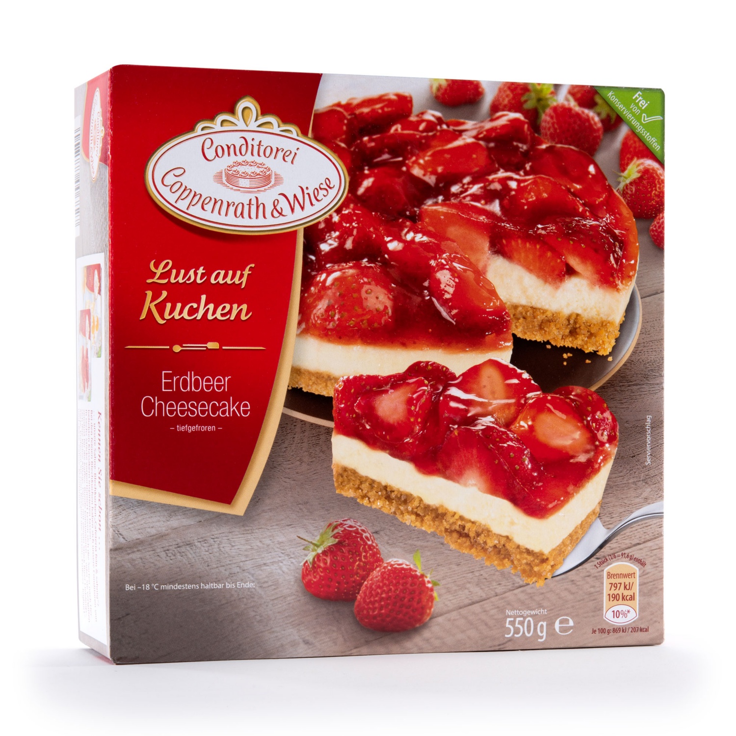 COPPENRATH Tortavariációk, epres sajttorta, 550 g