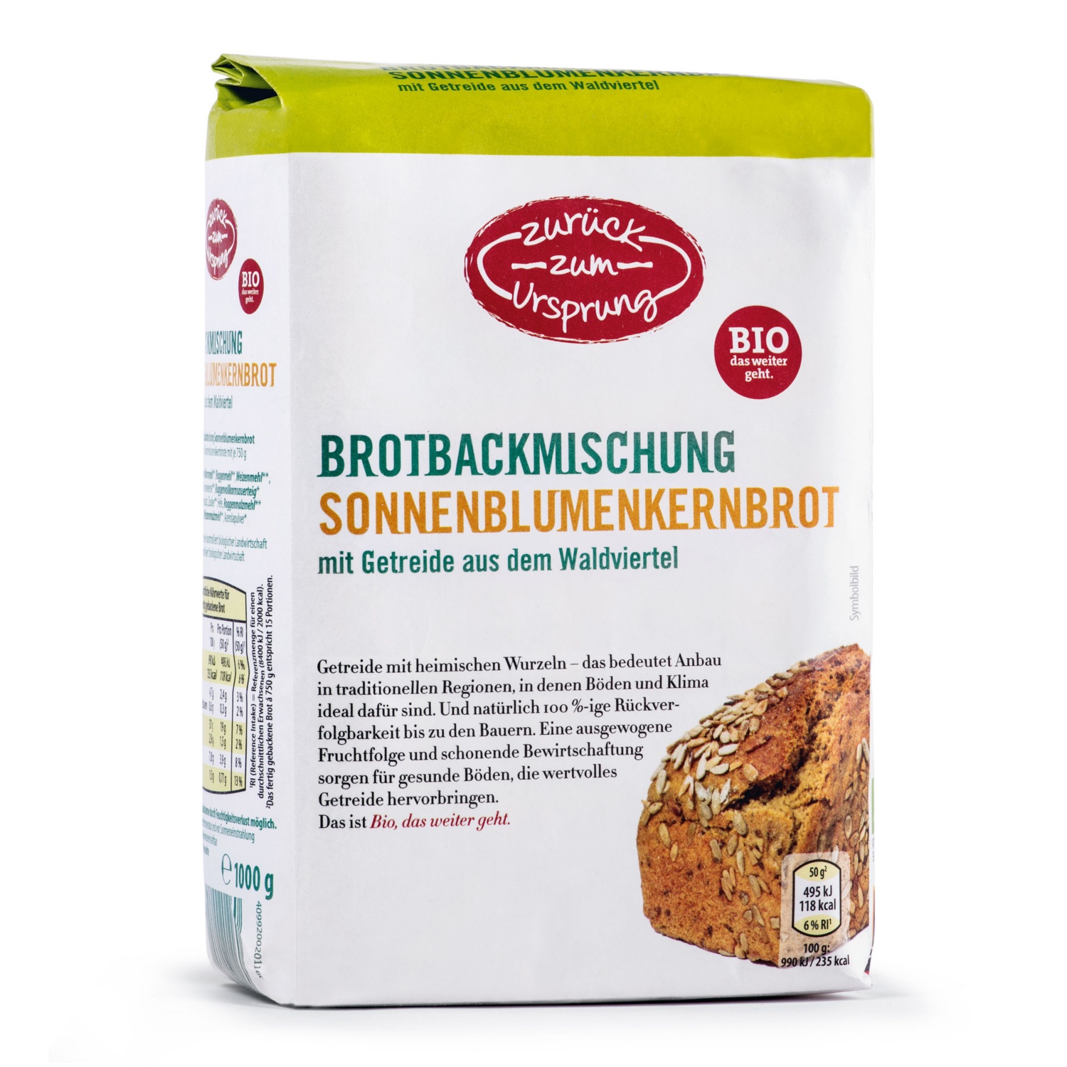 ZURÜCK ZUM URSPRUNG Österr. BIO-Brotbackmischung
