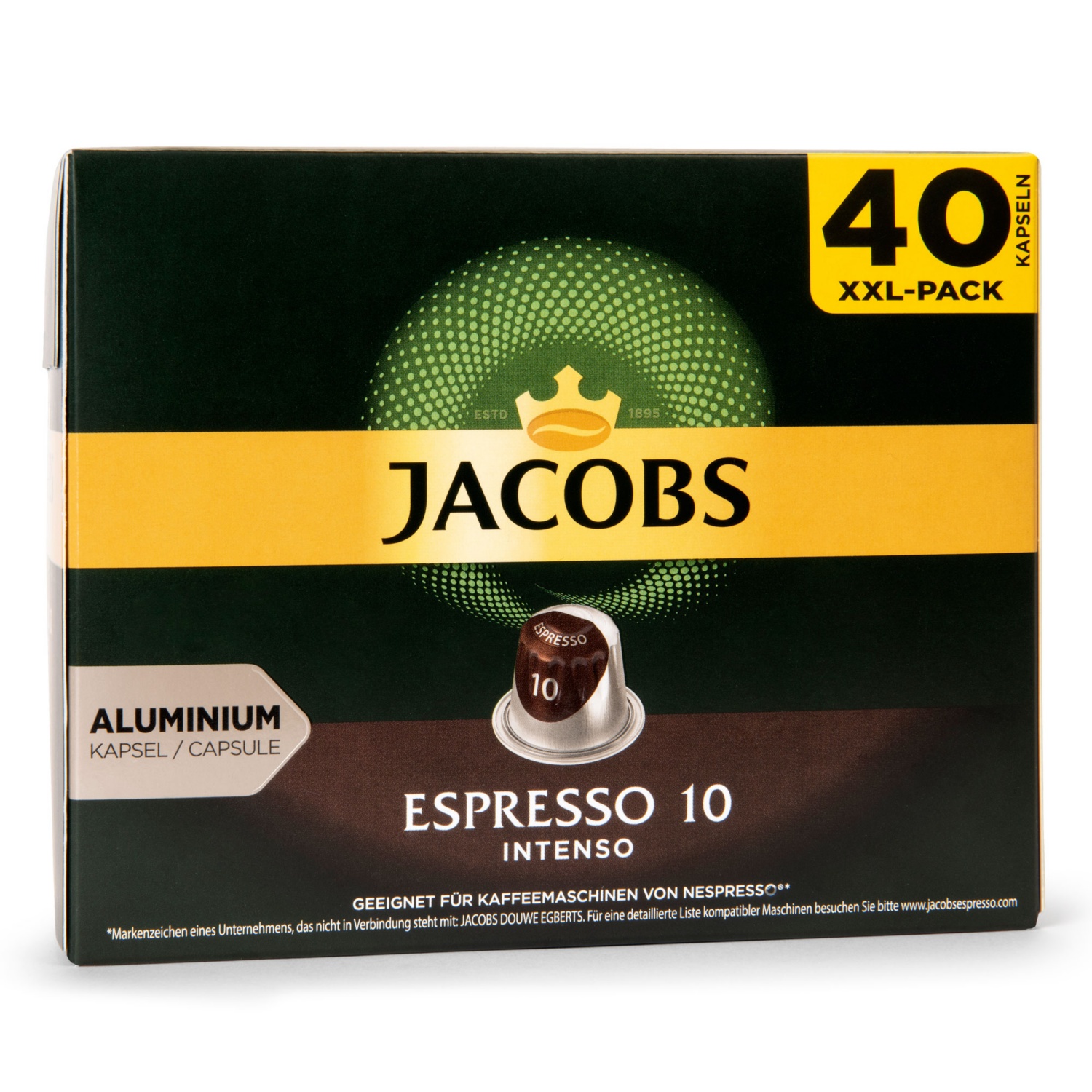 JACOBS Nespresso®-kompatible Café-Kapseln, Espresso 10