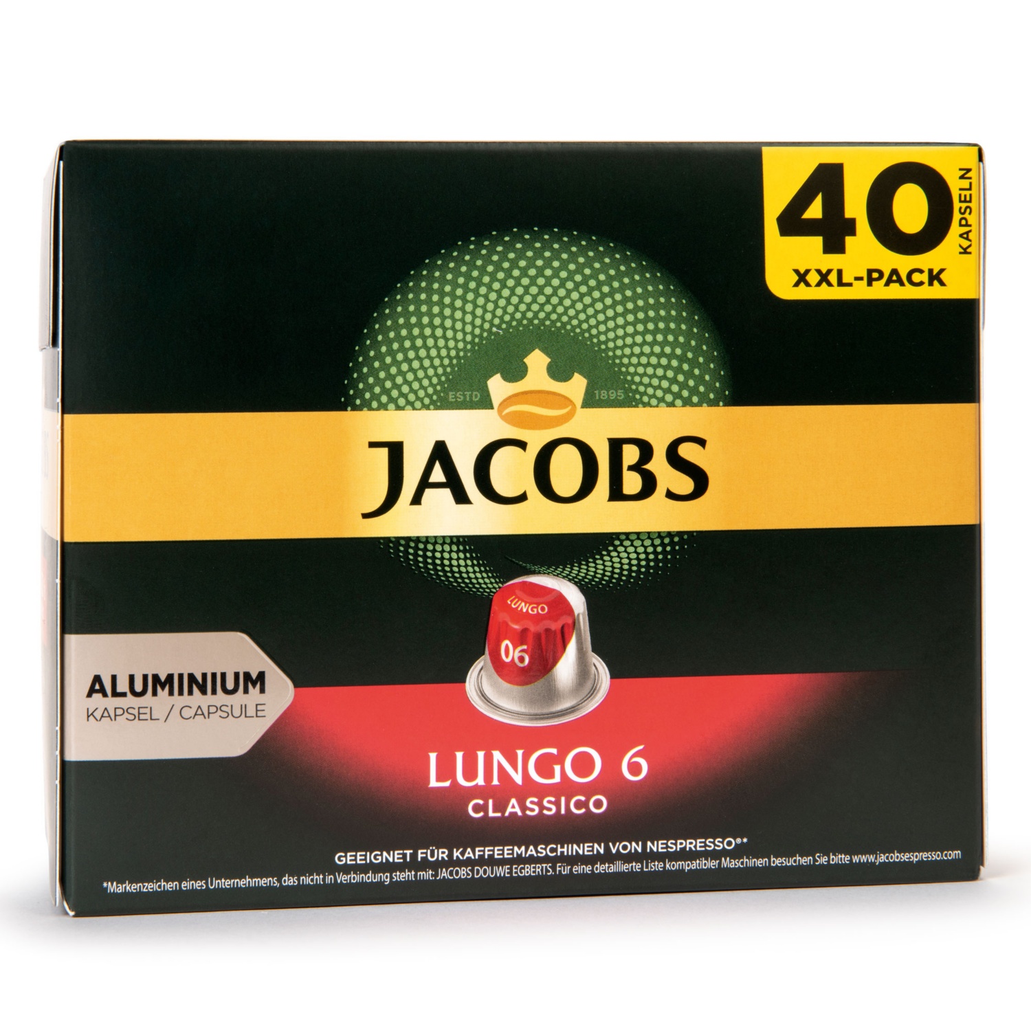 JACOBS Nespresso®-kompatible Café-Kapseln, Lungo 6