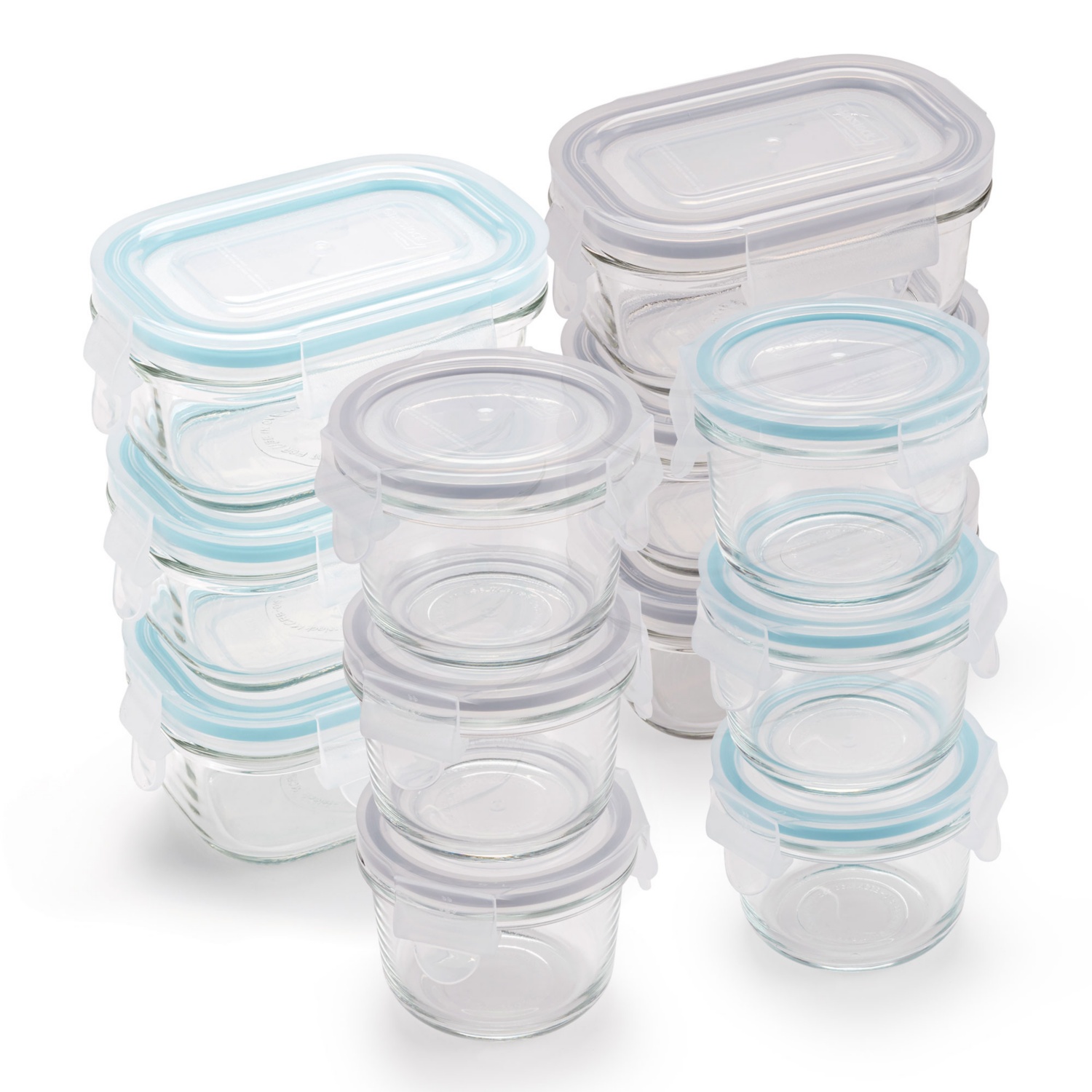 GLASSLOCK Glas-Minidosen-Set, 3-teilig