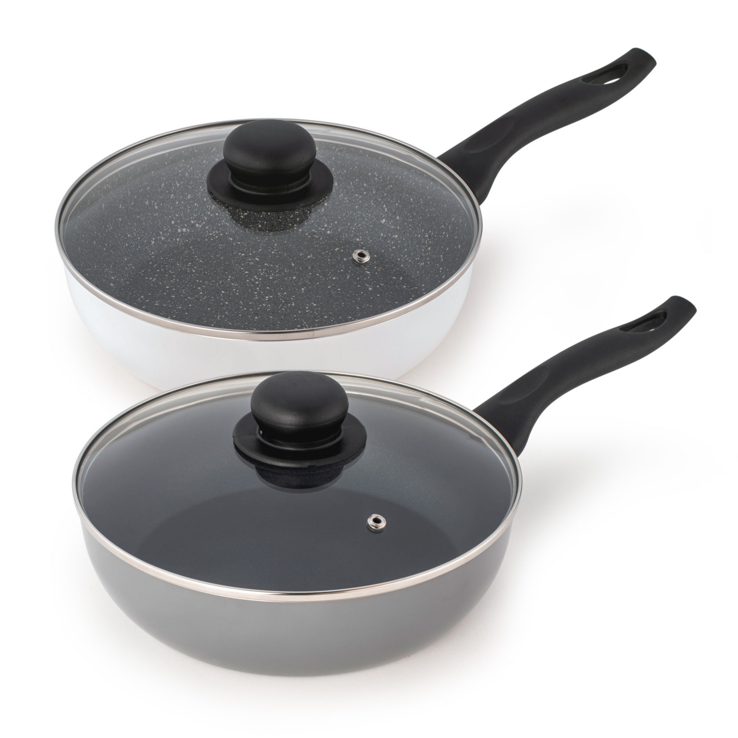 CROFTON Bratpfanne mit Glasdeckel, Ø 24 cm