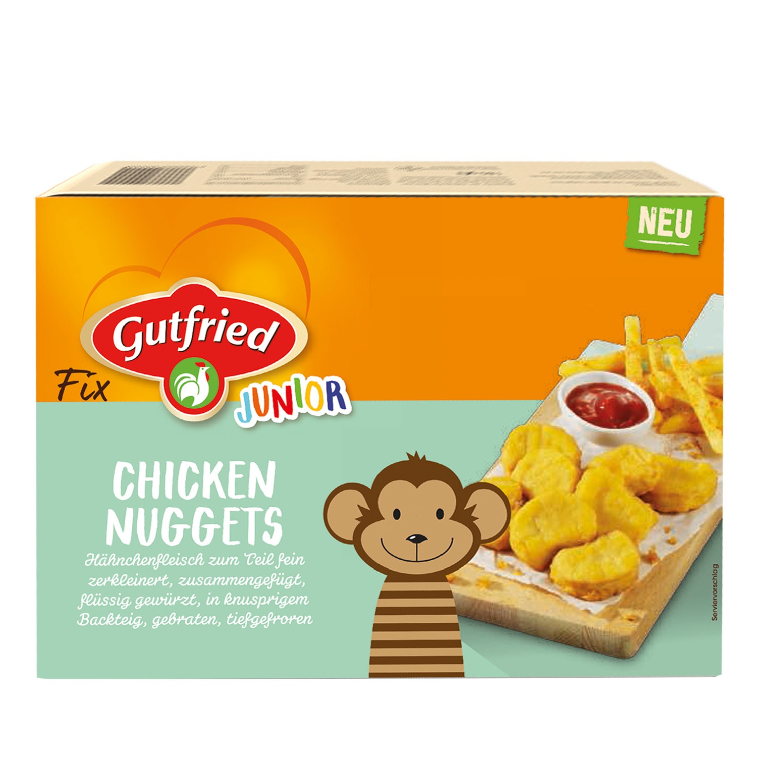 GUTFRIED JUNIOR Chicken Nuggets 250 g