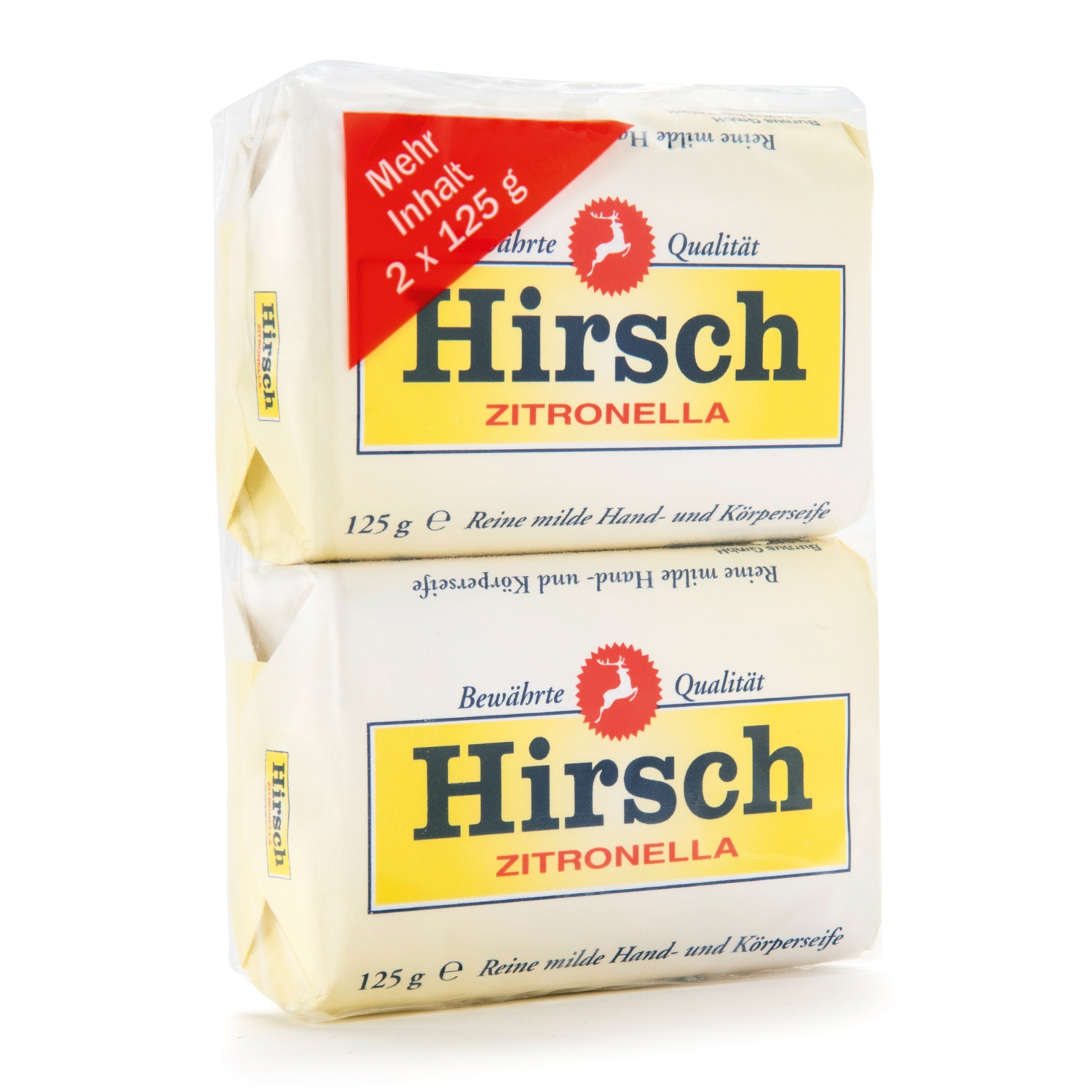 HIRSCH Zitronella Seife, Doppelpkg.