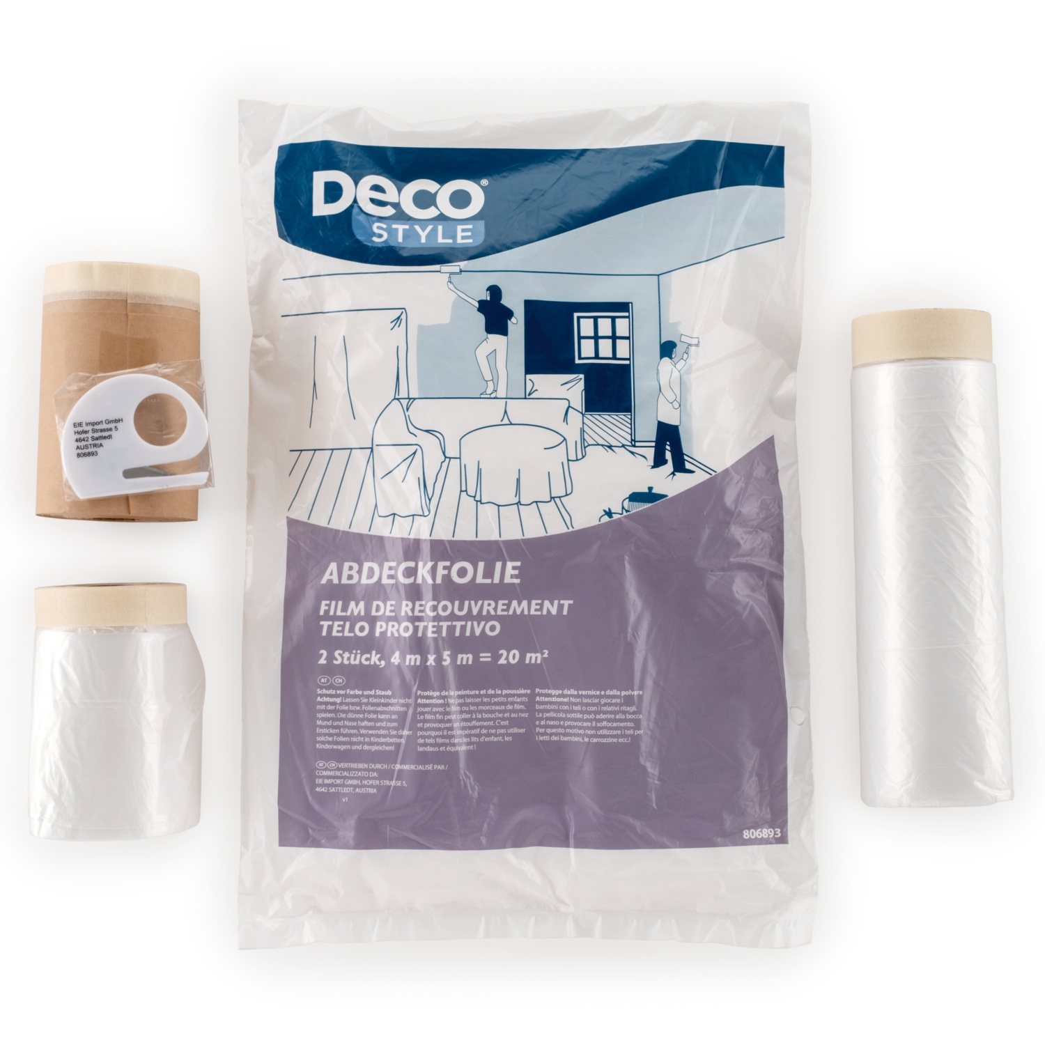 DECO STYLE Abdeckfolien-Set